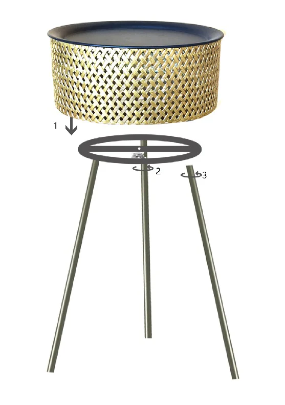 Tavolino elegante Glovy ø 35x50 cm - Image 7