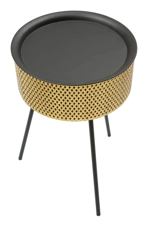 Tavolino rotondo elegante Glovy cm ø 40x65 - Image 2