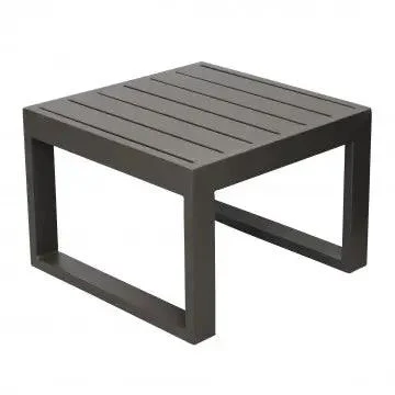Tavolino quadrato Cuba 45 x 45 con struttura in alluminio verniciato - Image 9