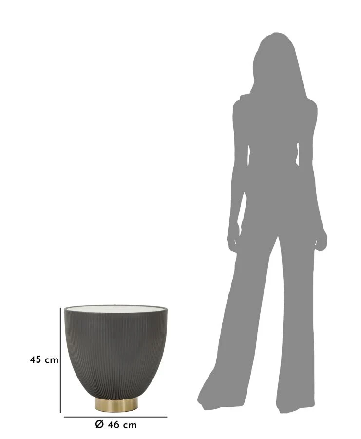 Tavolino Da Caffè Elge Cm Ø 46X45 Con Design Elegante - Image 8