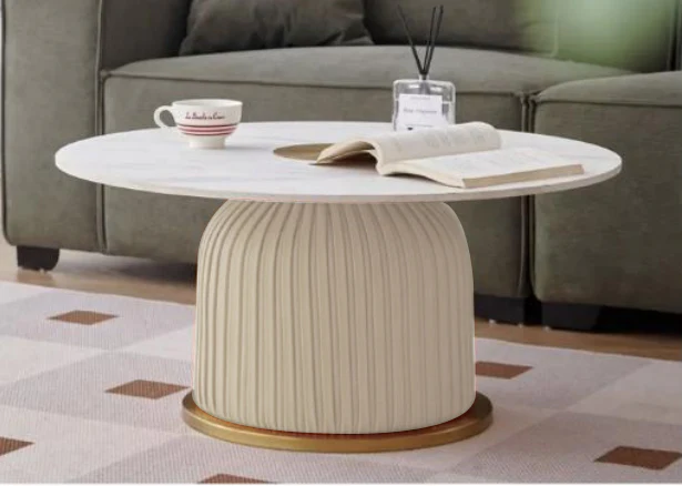 Tavolino Da Caffe' Nova Cm Ø 80X39,5 Elegante E Moderno - Image 7