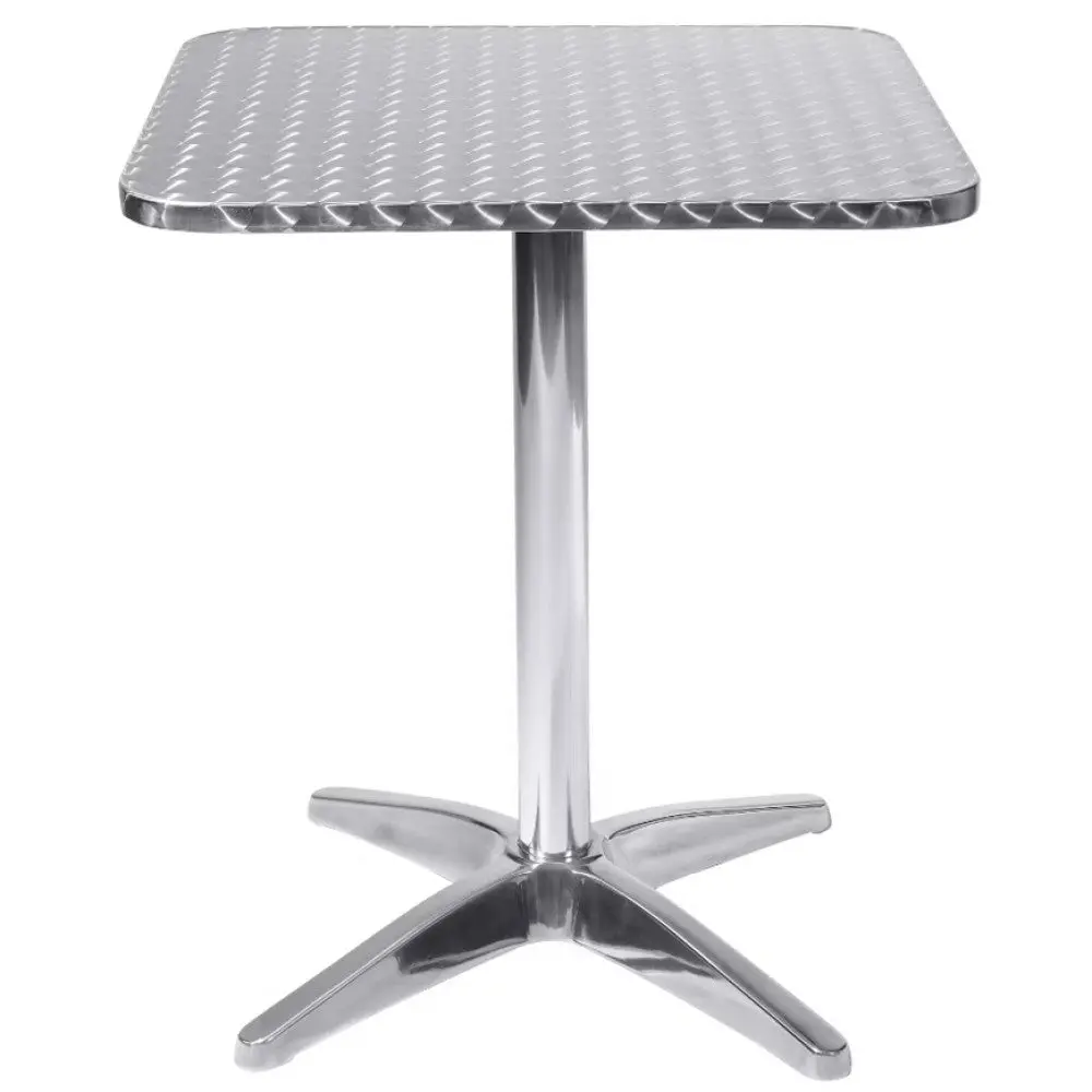 Tavolo a Colonna 60 x 60 Waterproof: Acciaio e Alluminio, cm 60x60x70 - Image 3