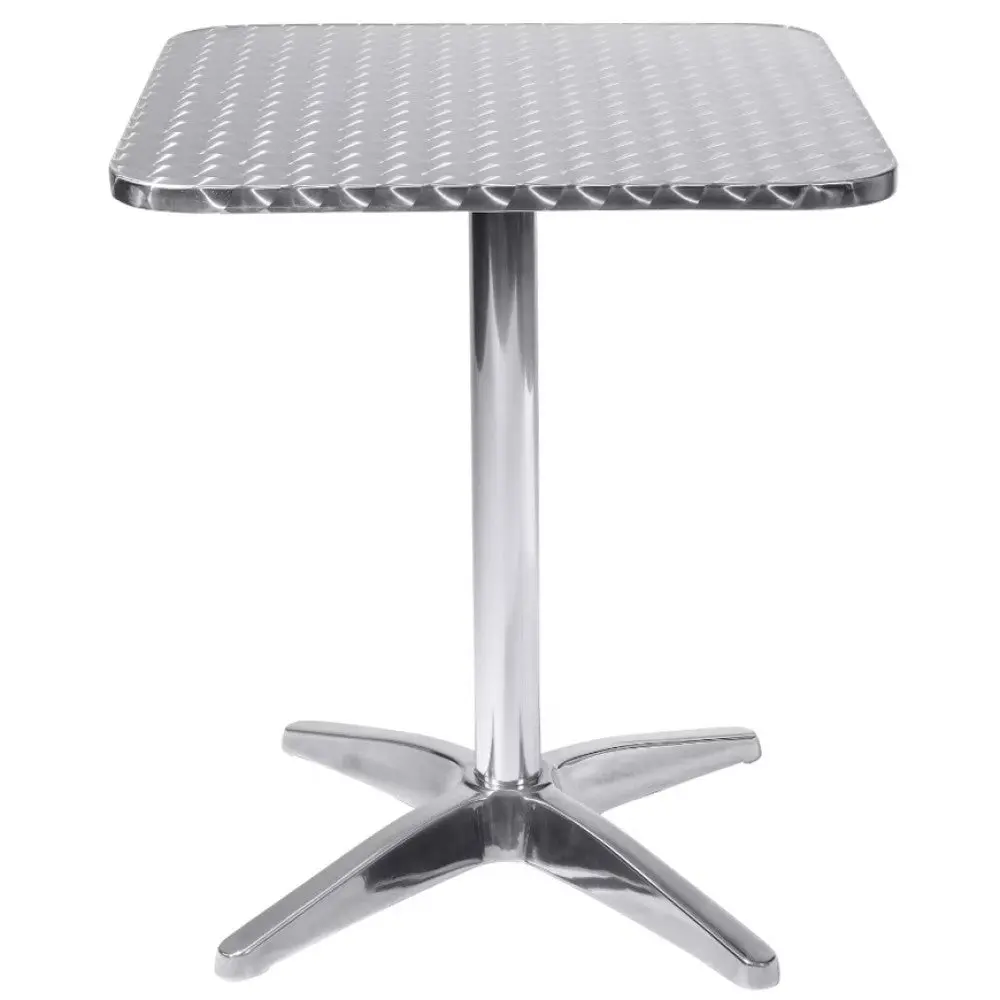 Tavolo a Colonna Waterproof: Acciaio e Alluminio, cm 60x60x70 - Image 3