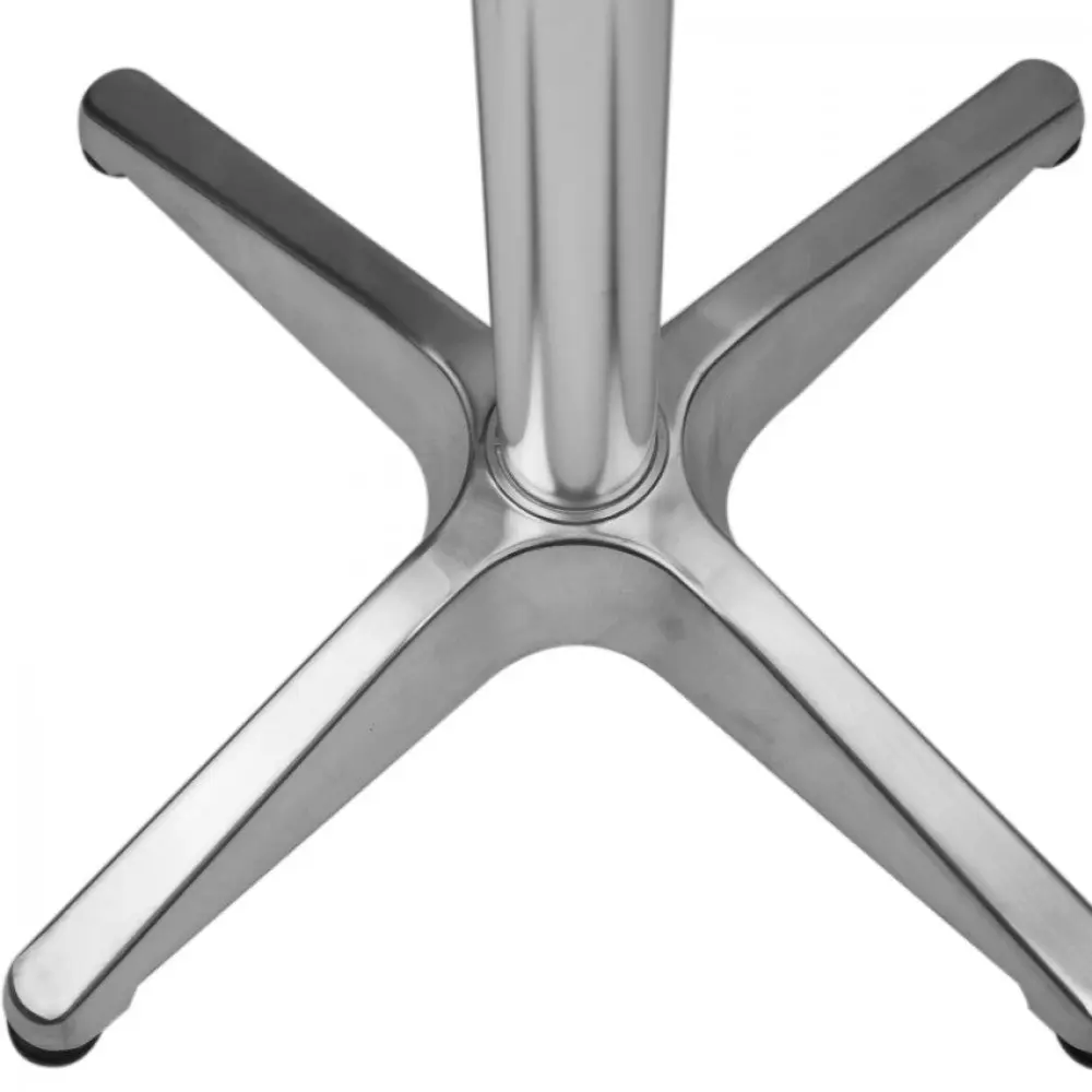 Tavolo a Colonna Waterproof: Acciaio e Alluminio, cm 60x60x70 - Image 4
