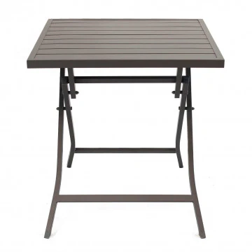 Tavolo pieghevole alabama 70 x 70 con struttura in alluminio bianco - Image 9