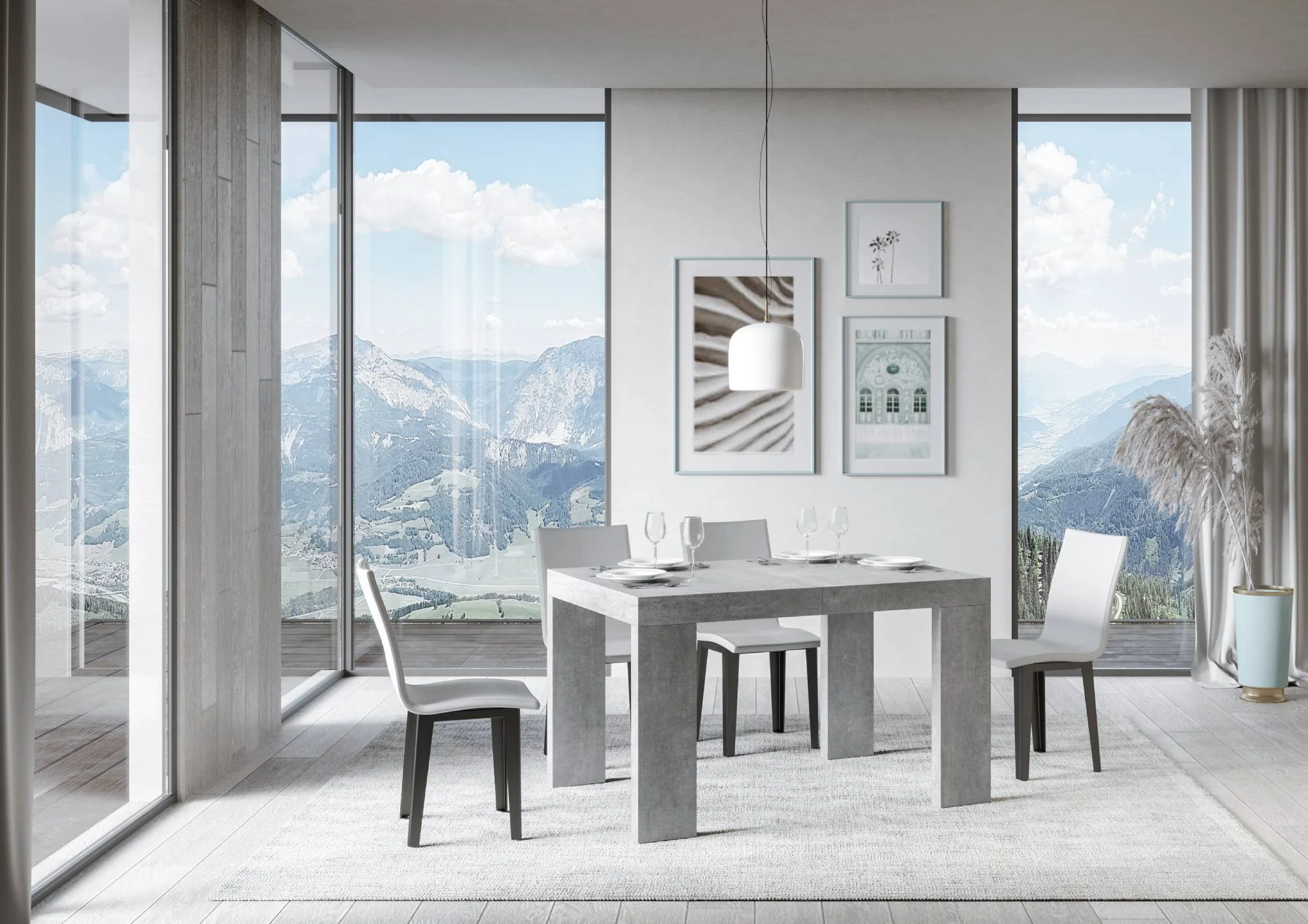Tavolo allungabile 90x140/400 cm Roxell in diverse finiture - Image 12