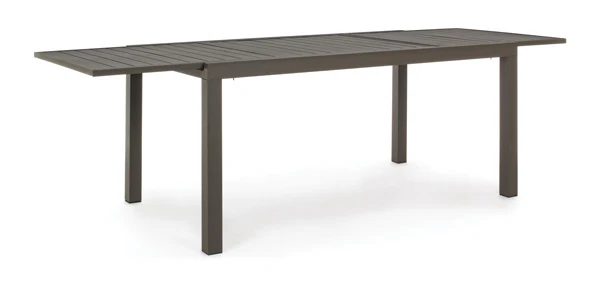 Tavolo Allungabile in Alluminio Hilde 200-300x100 cm – Colore Coffee