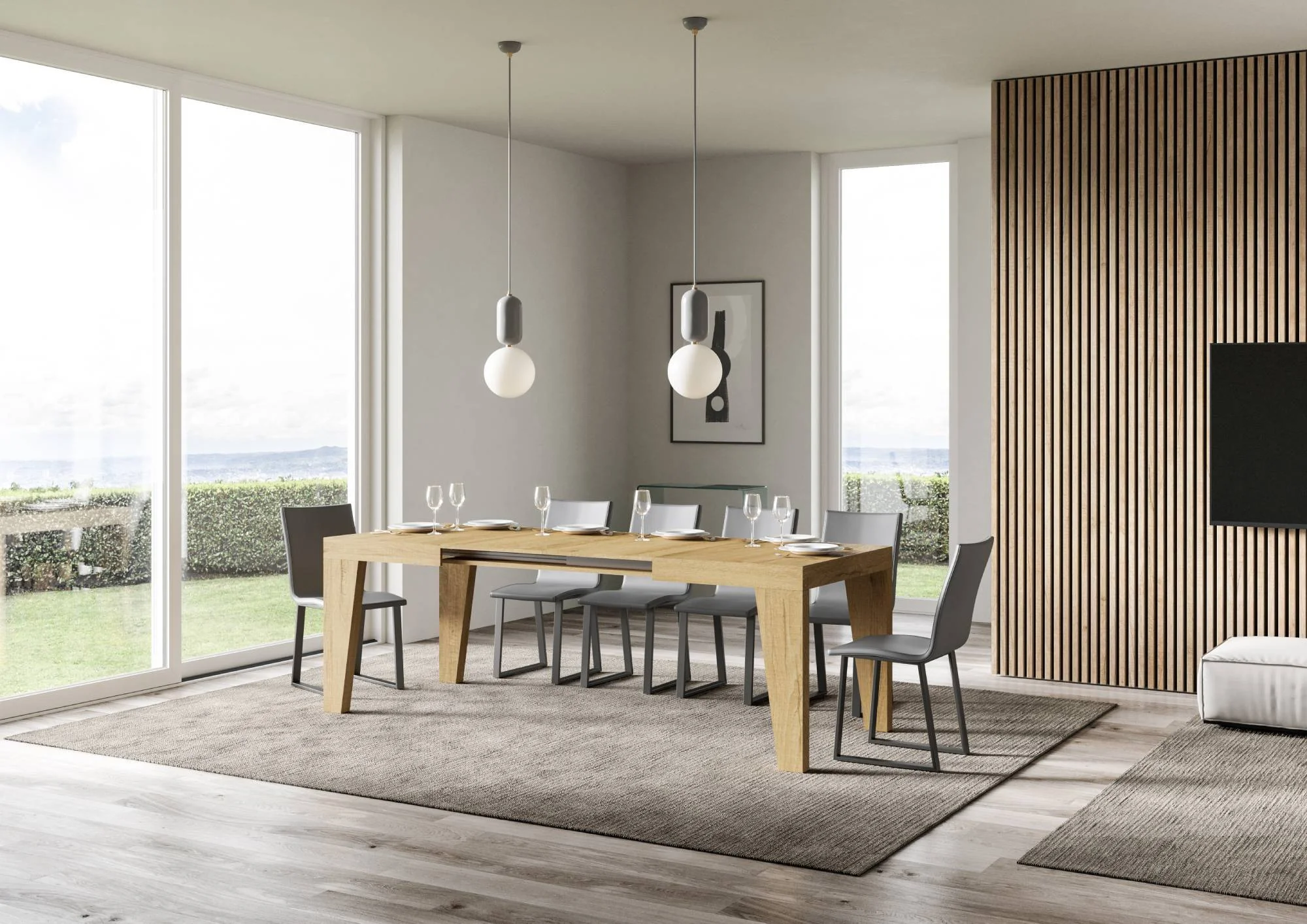 Tavolo allungabile Naxy made in italy itamoby in diverse dimensioni e finiture - Image 19