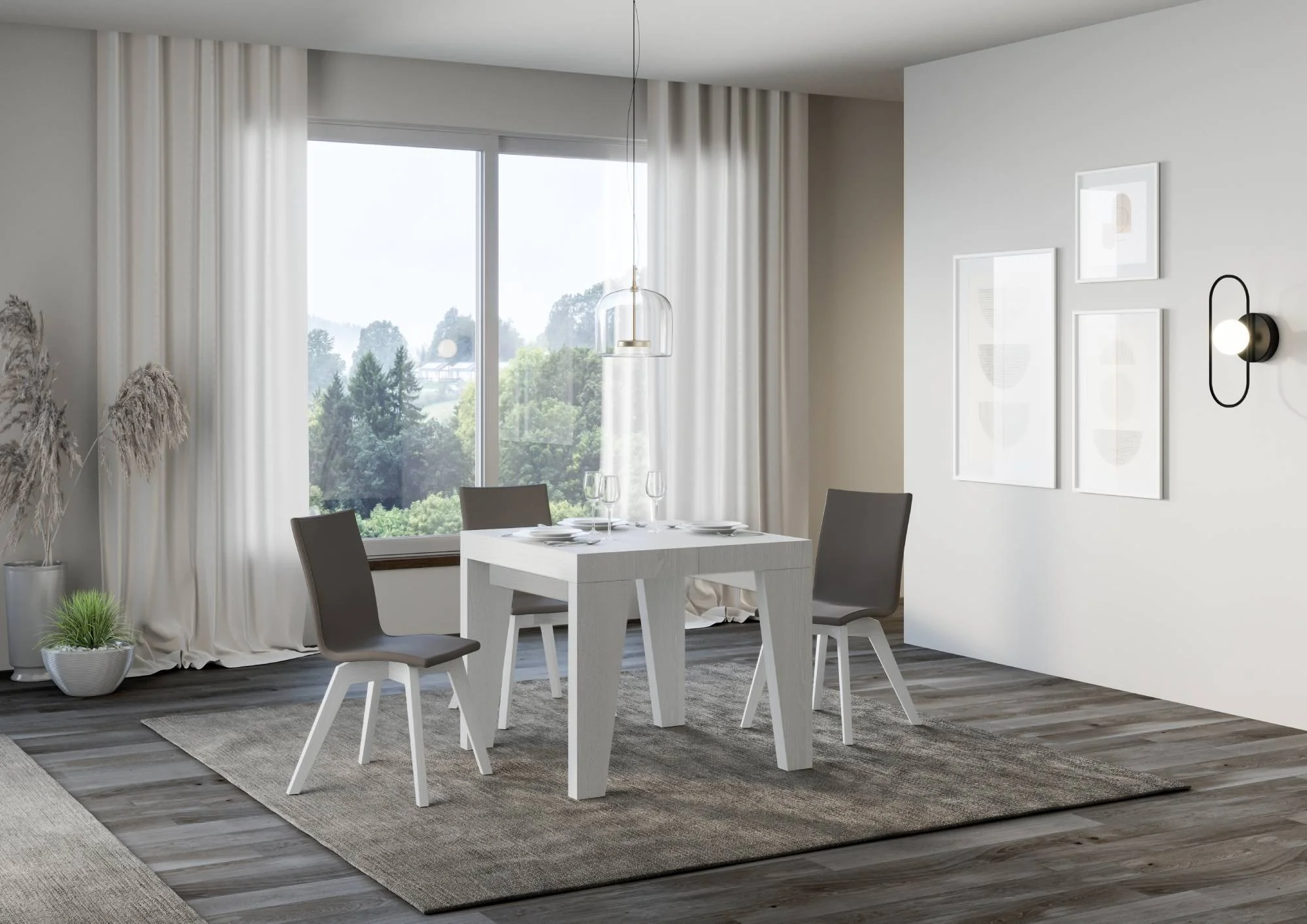 Tavolo allungabile Naxy made in italy itamoby in diverse dimensioni e finiture - Image 3