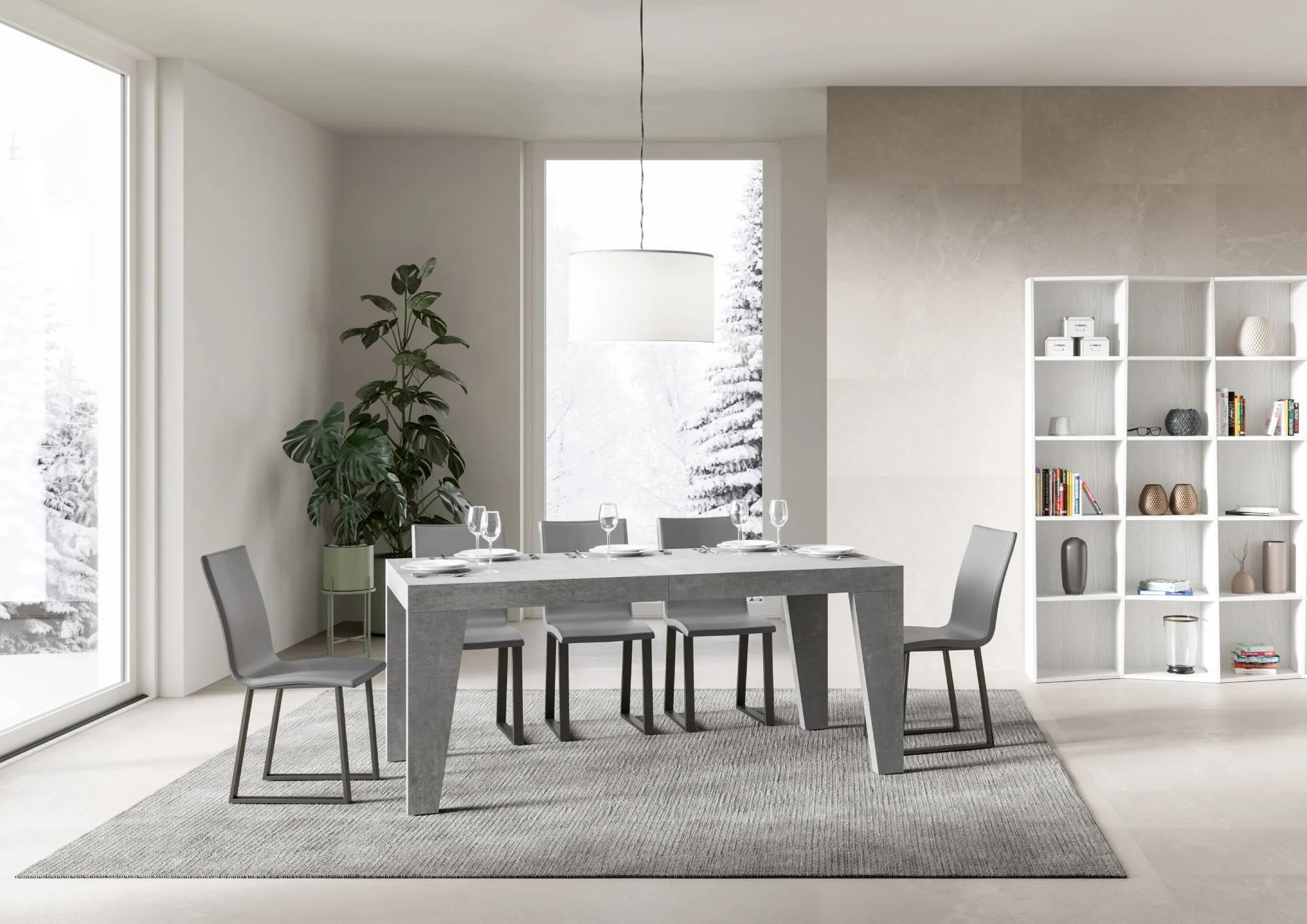 Tavolo allungabile Naxy made in italy itamoby in diverse dimensioni e finiture - Image 31