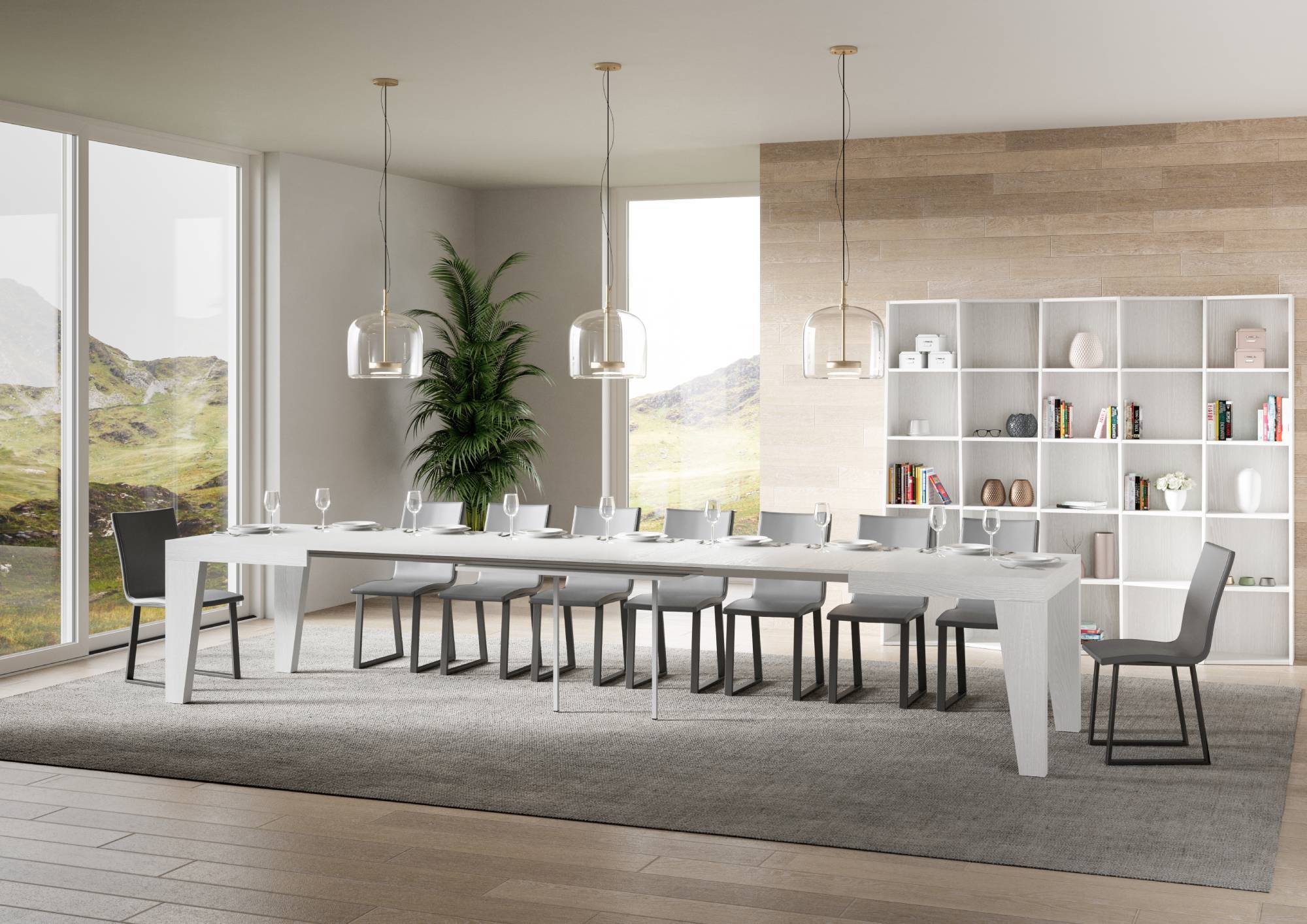 Tavolo allungabile Naxy made in italy itamoby in diverse dimensioni e finiture - Image 39