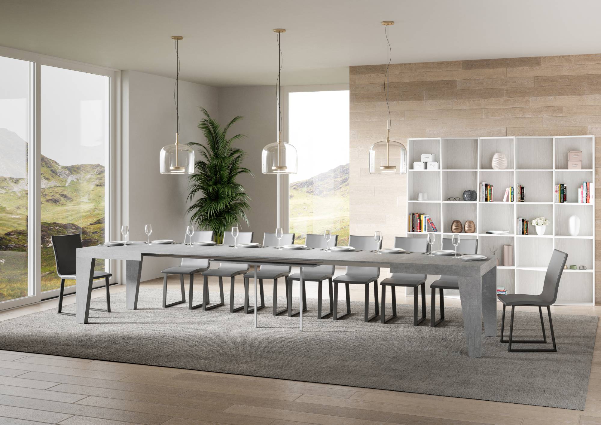 Tavolo allungabile Naxy made in italy itamoby in diverse dimensioni e finiture - Image 41