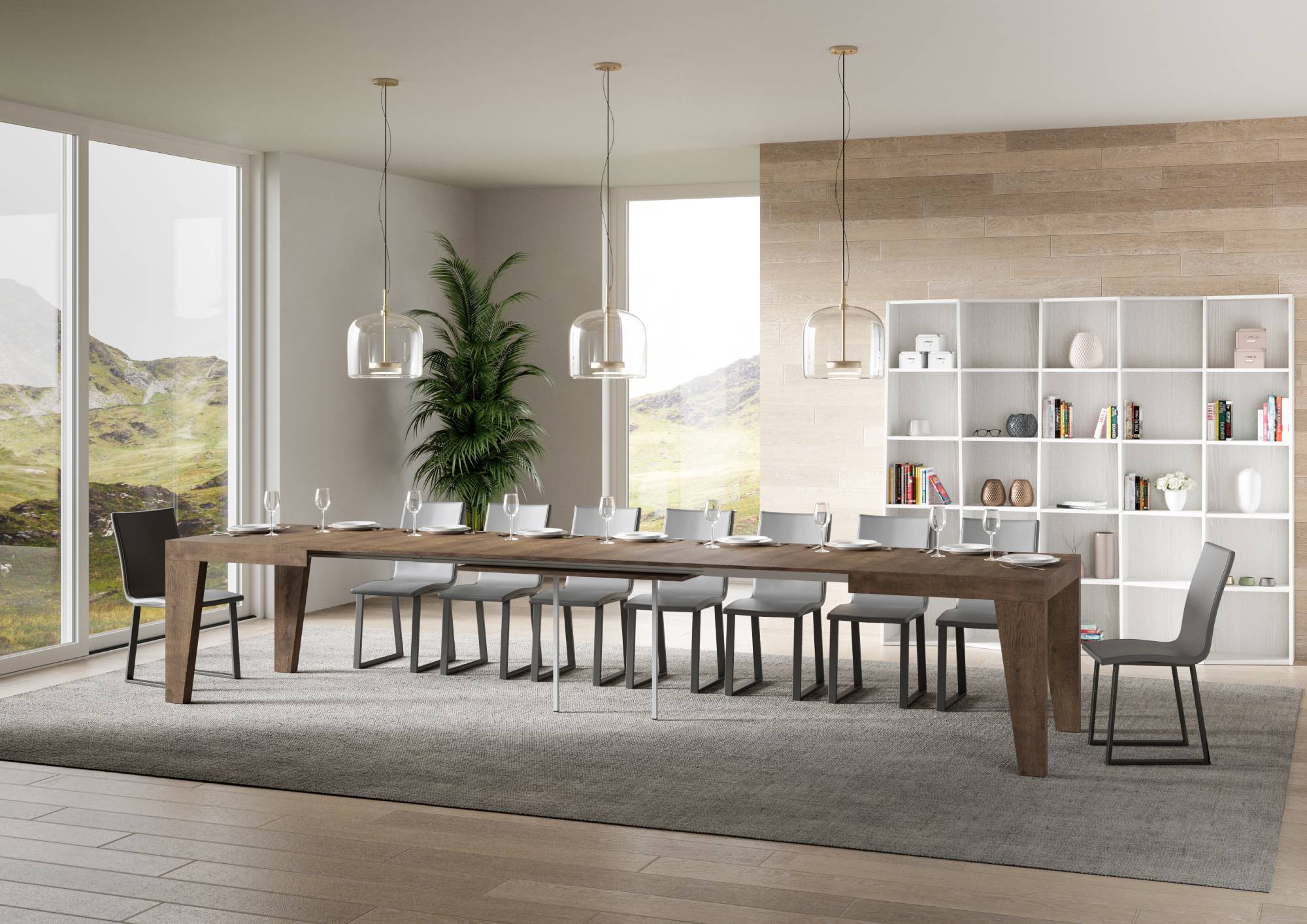 Tavolo allungabile Naxy made in italy itamoby in diverse dimensioni e finiture - Image 42