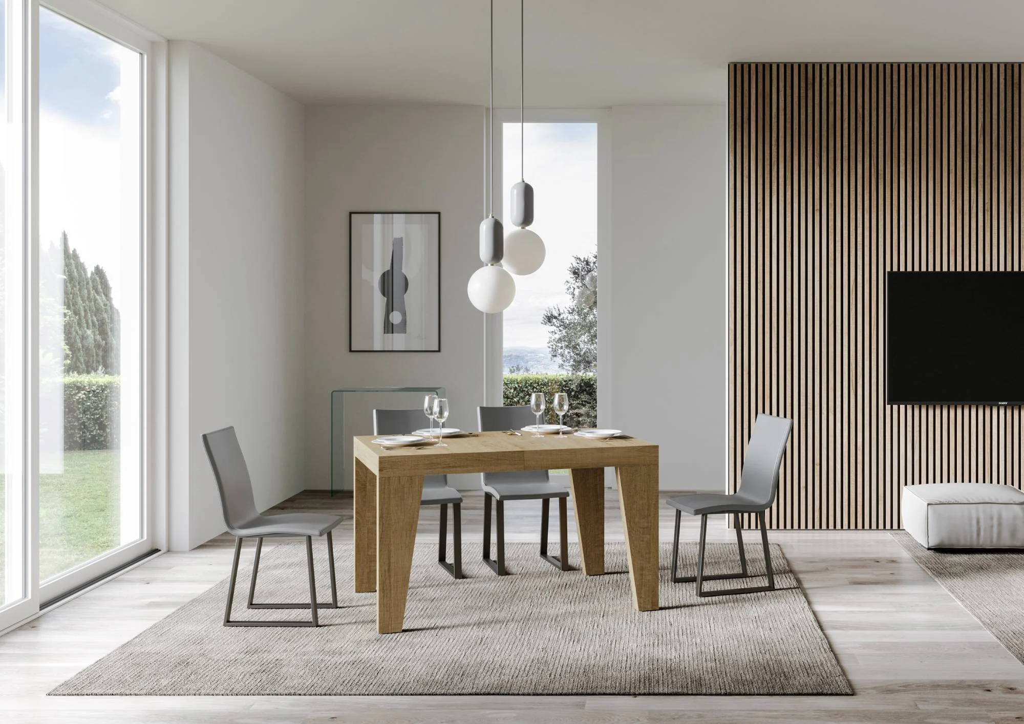 Tavolo allungabile Naxy Premium in diverse finiture e dimensioni - Image 12