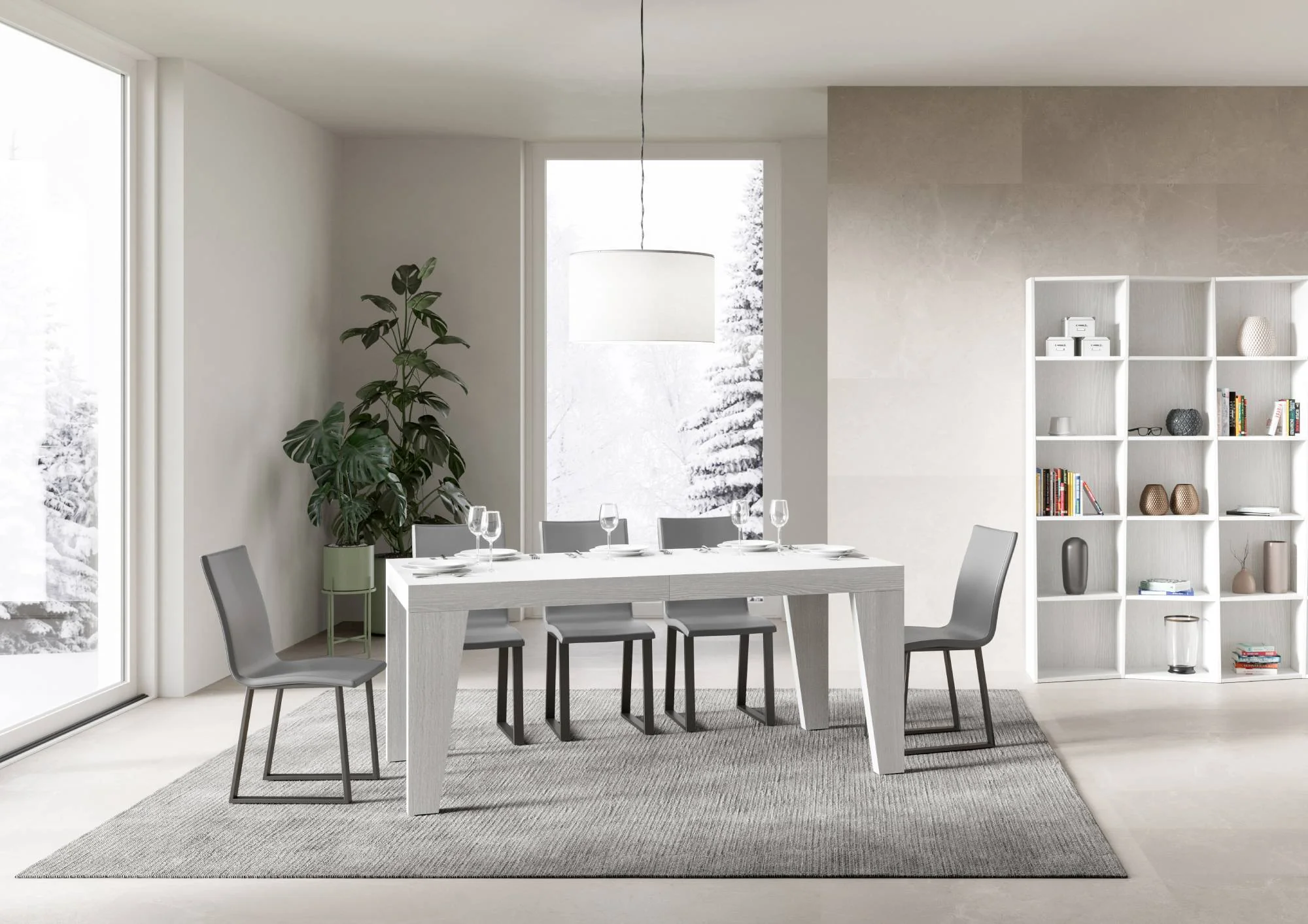 Tavolo allungabile Naxy Premium in diverse finiture e dimensioni - Image 19