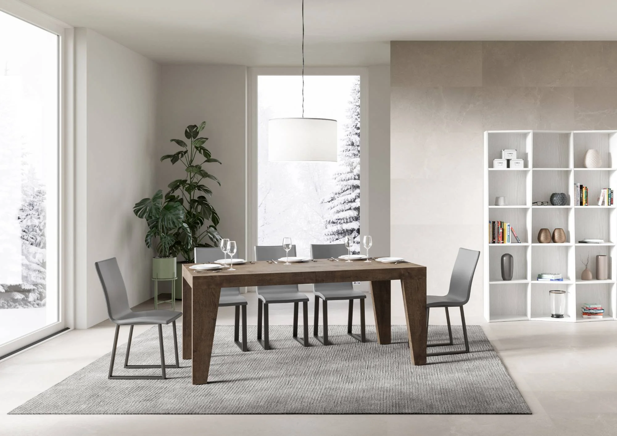 Tavolo allungabile Naxy Premium in diverse finiture e dimensioni - Image 25