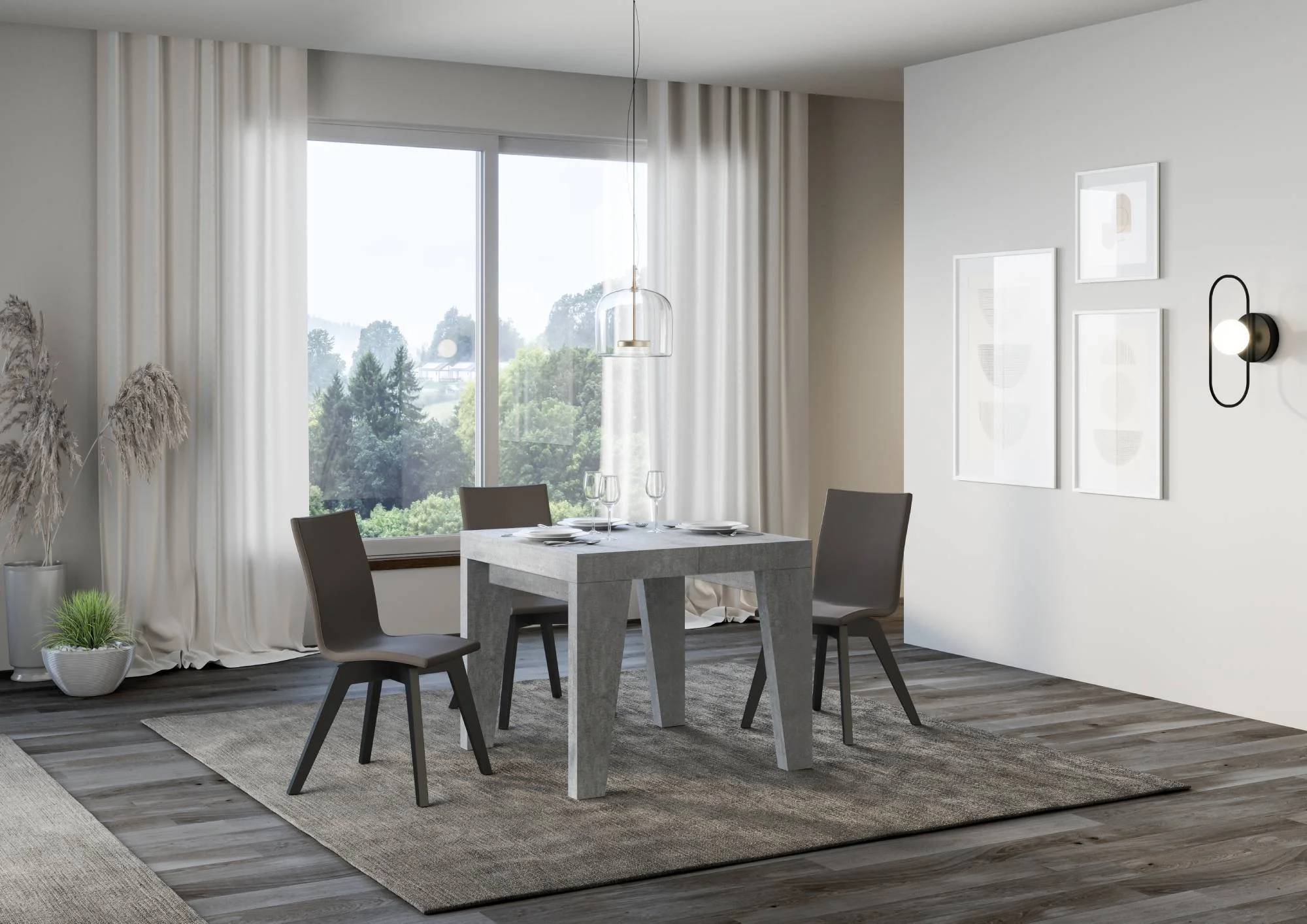Tavolo allungabile Naxy Premium in diverse finiture e dimensioni - Image 31