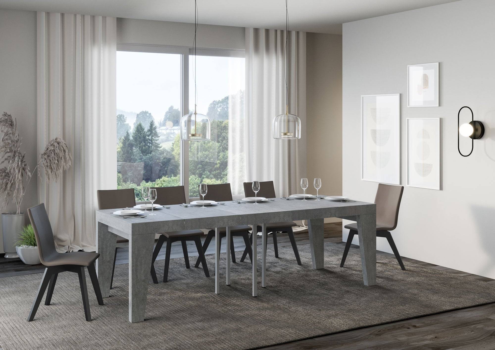 Tavolo allungabile Naxy Premium in diverse finiture e dimensioni - Image 32