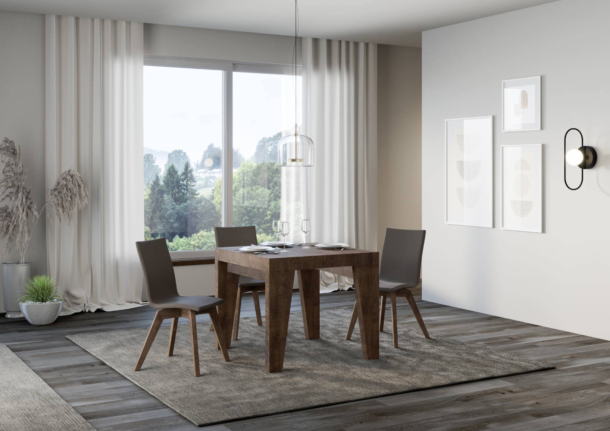 Tavolo allungabile Naxy Premium in diverse finiture e dimensioni - Image 33