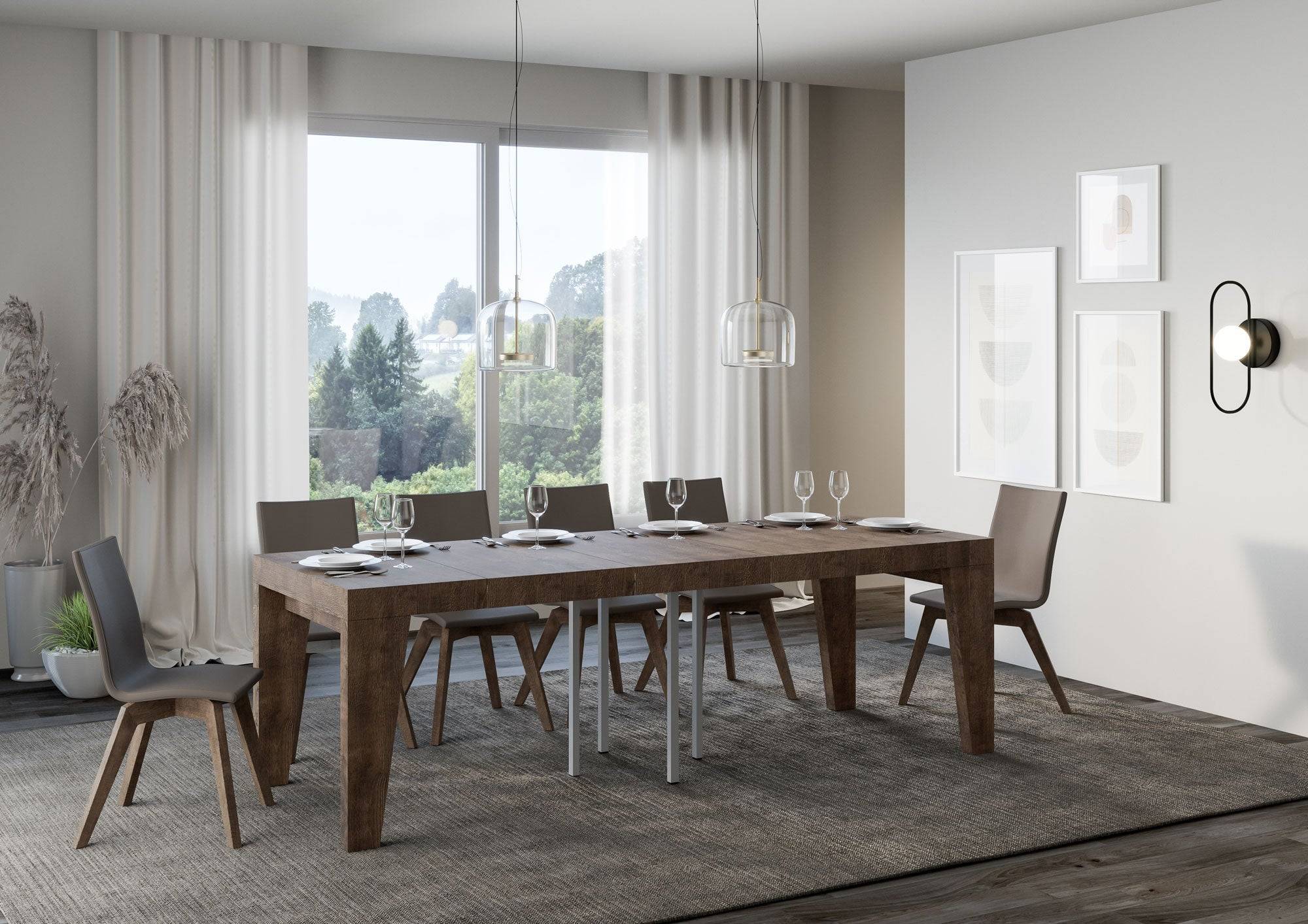 Tavolo allungabile Naxy Premium in diverse finiture e dimensioni - Image 34