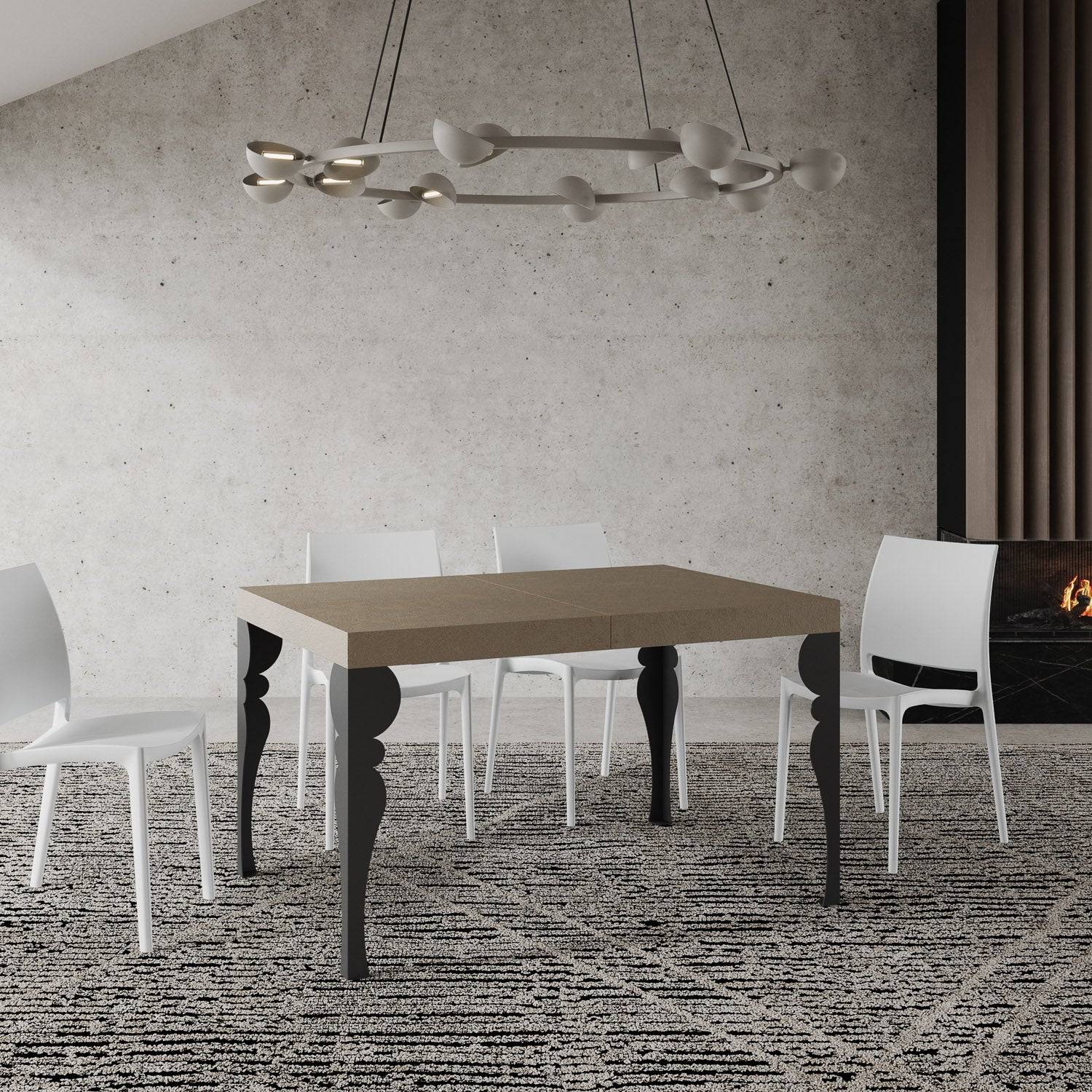 Tavolo allungabile Paxon Premium con gambe e telaio in diverse finiture - Image 6