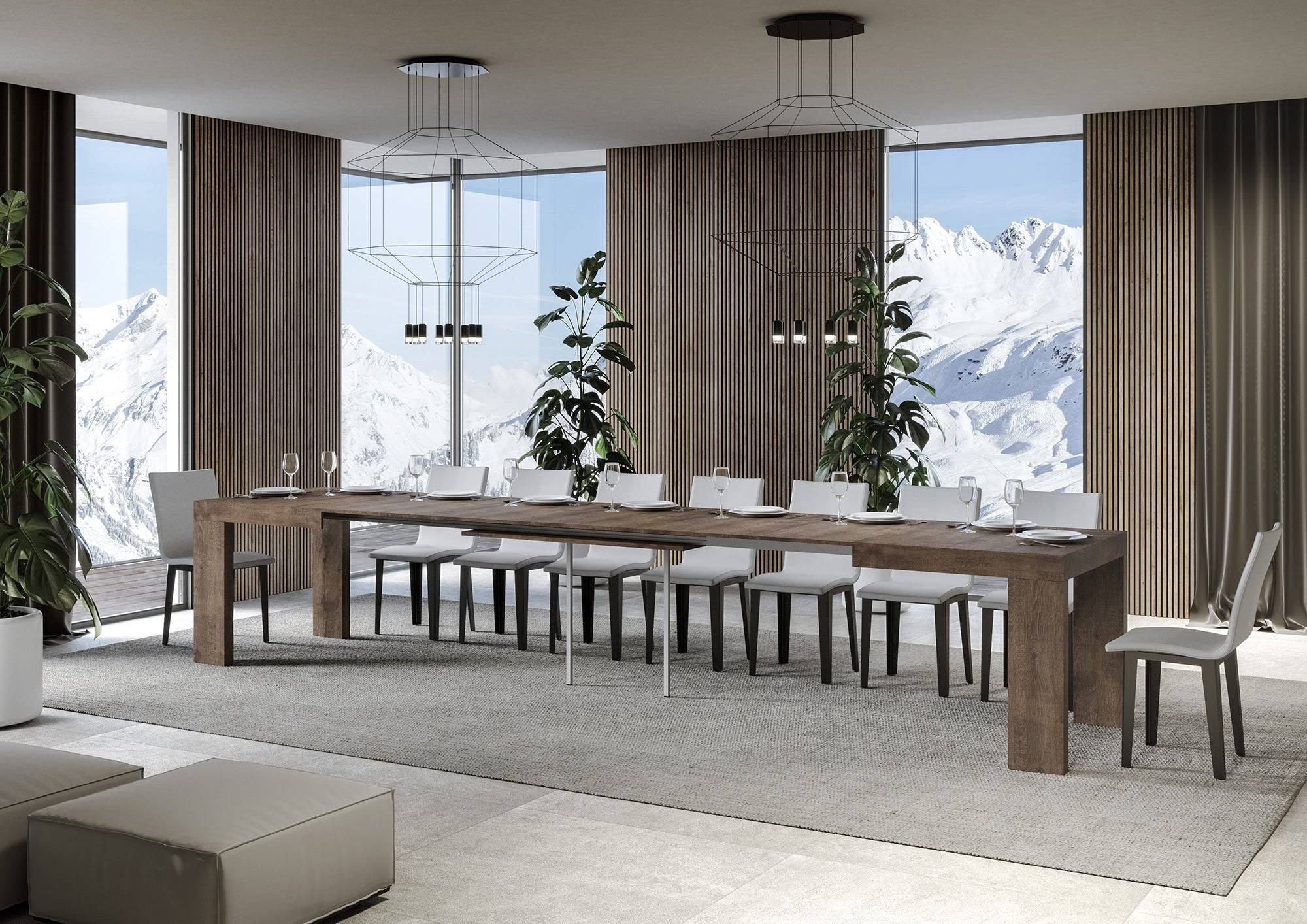 Tavolo allungabile Roxell 90x180/440 cm in diverse finiture - Image 16
