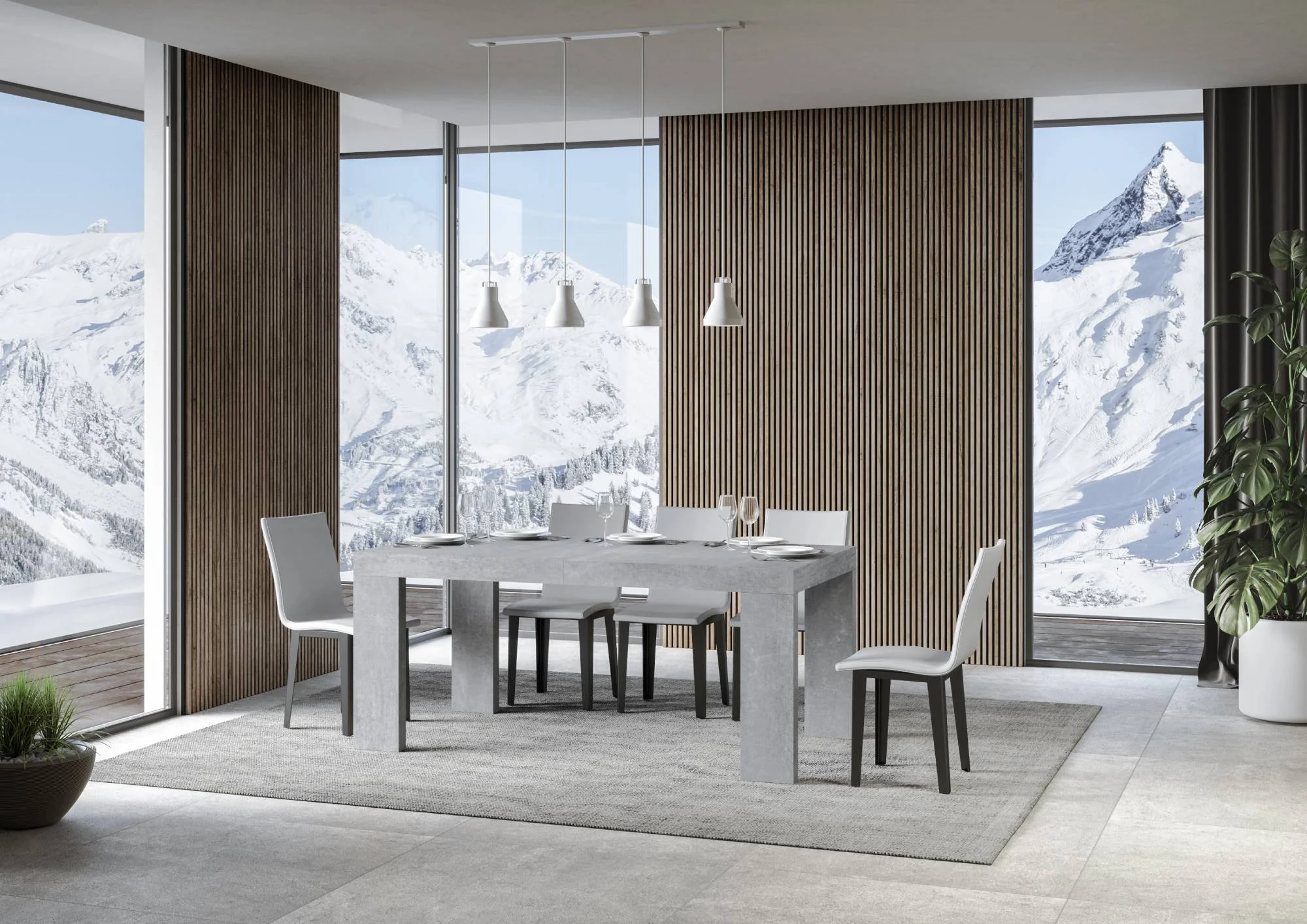 Tavolo allungabile Roxell Premium in diverse dimensioni e finiture - Image 116