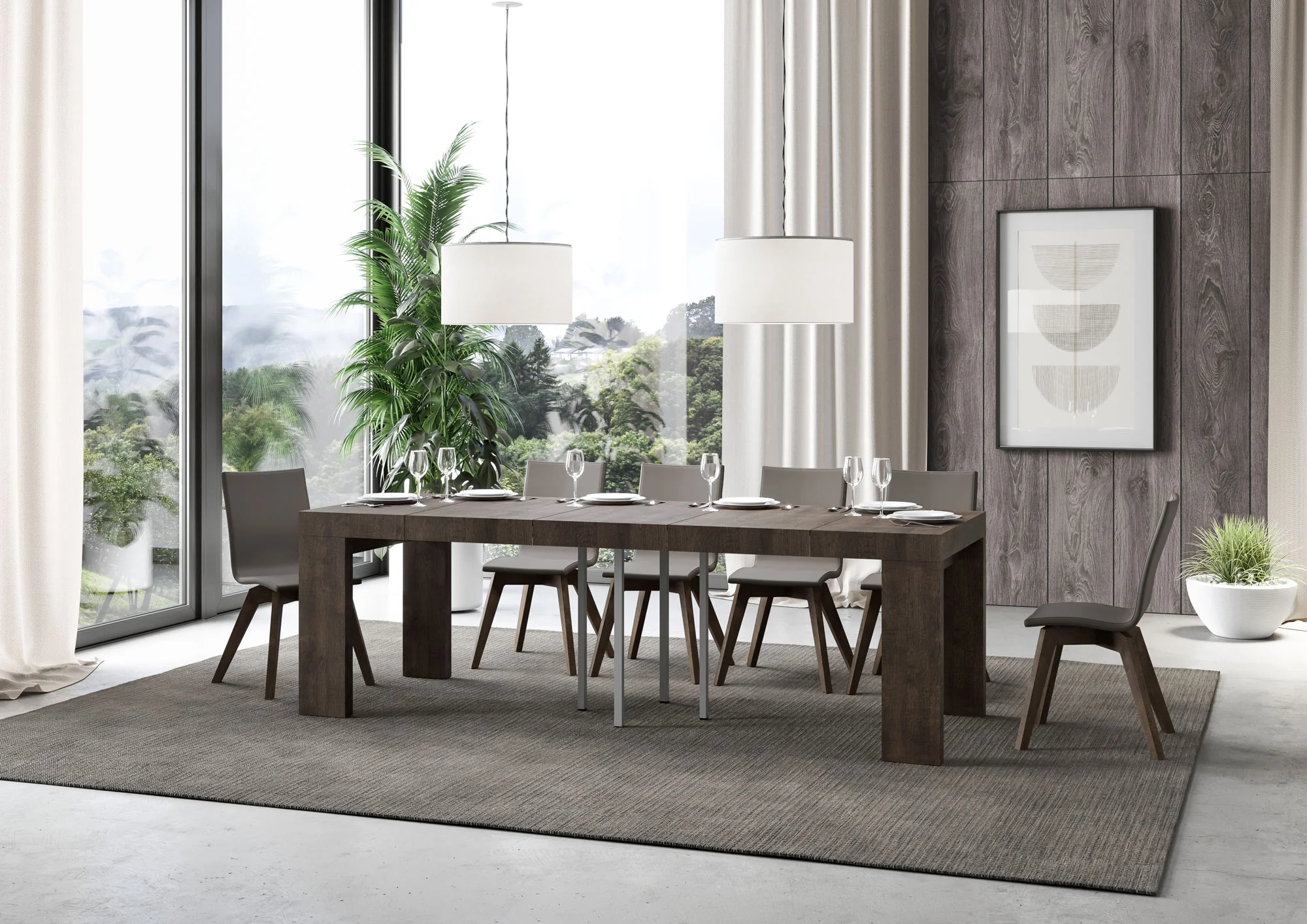 Tavolo allungabile Roxell Premium in diverse dimensioni e finiture - Image 163