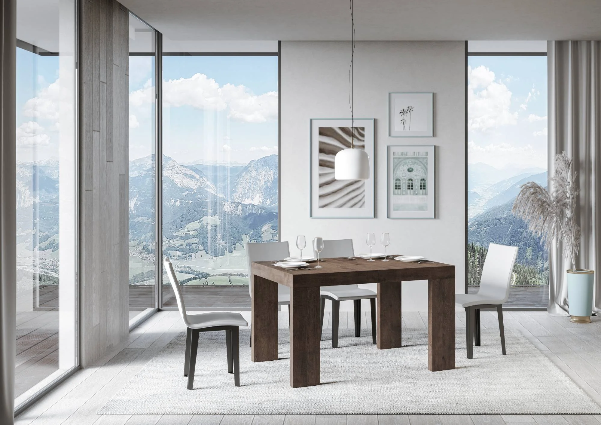 Tavolo allungabile Roxell Premium in diverse dimensioni e finiture - Image 36