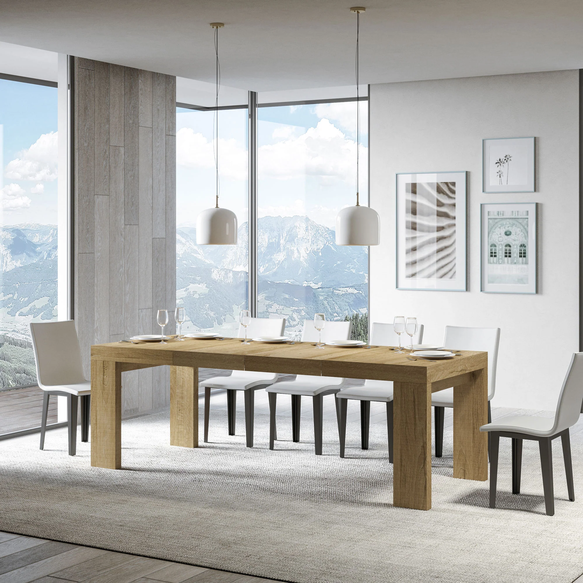 Tavolo allungabile Roxell Premium in diverse dimensioni e finiture - Image 41