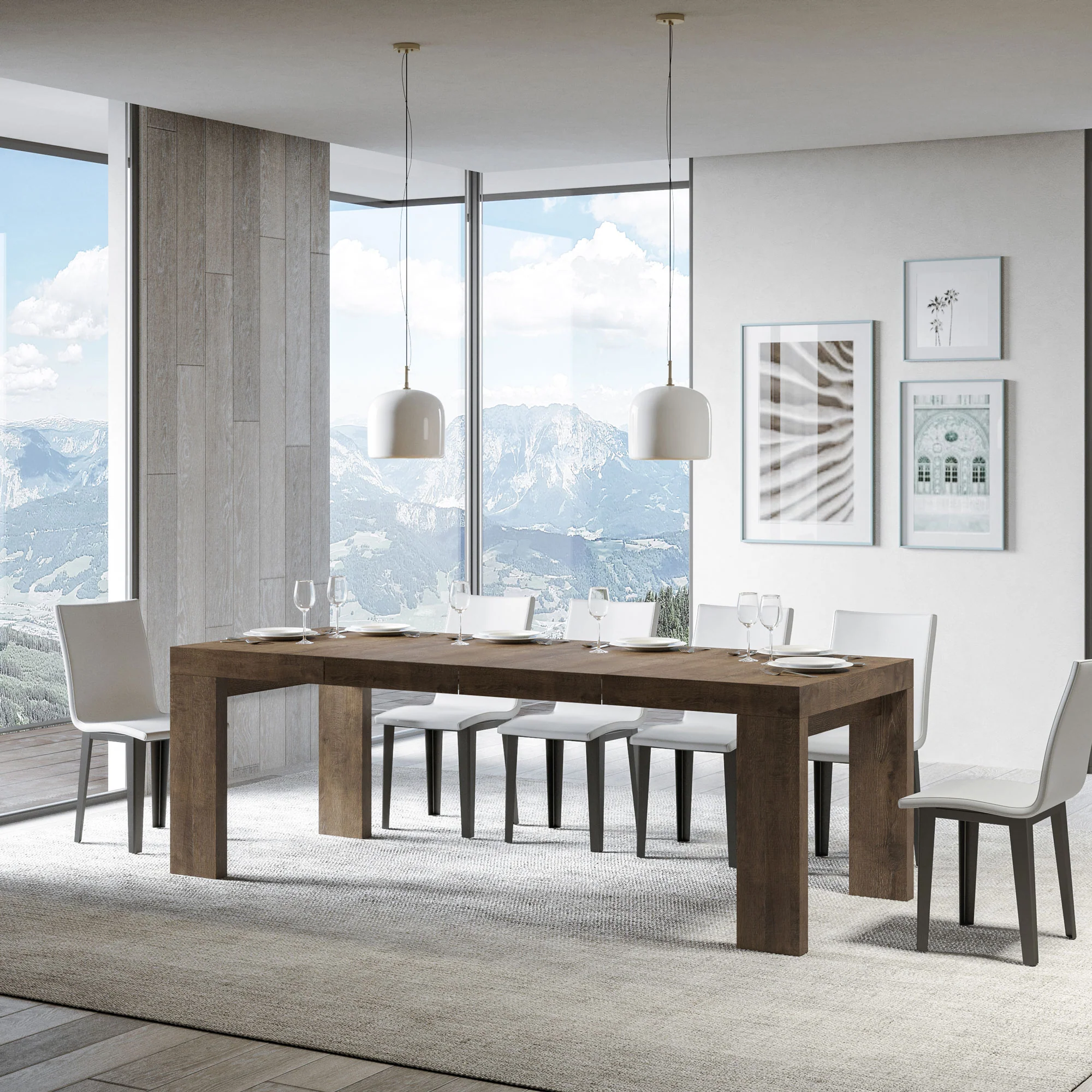 Tavolo allungabile Roxell Premium in diverse dimensioni e finiture - Image 65