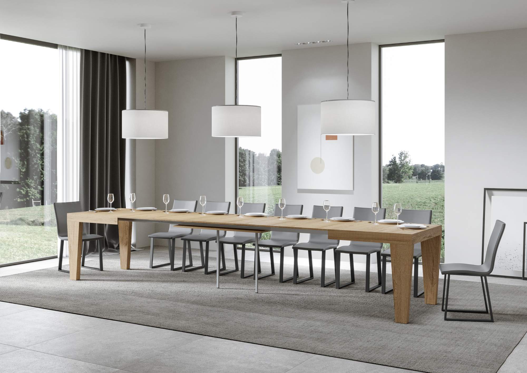 Tavolo allungabile Spimbo in diverse dimensioni e finiture - Image 26
