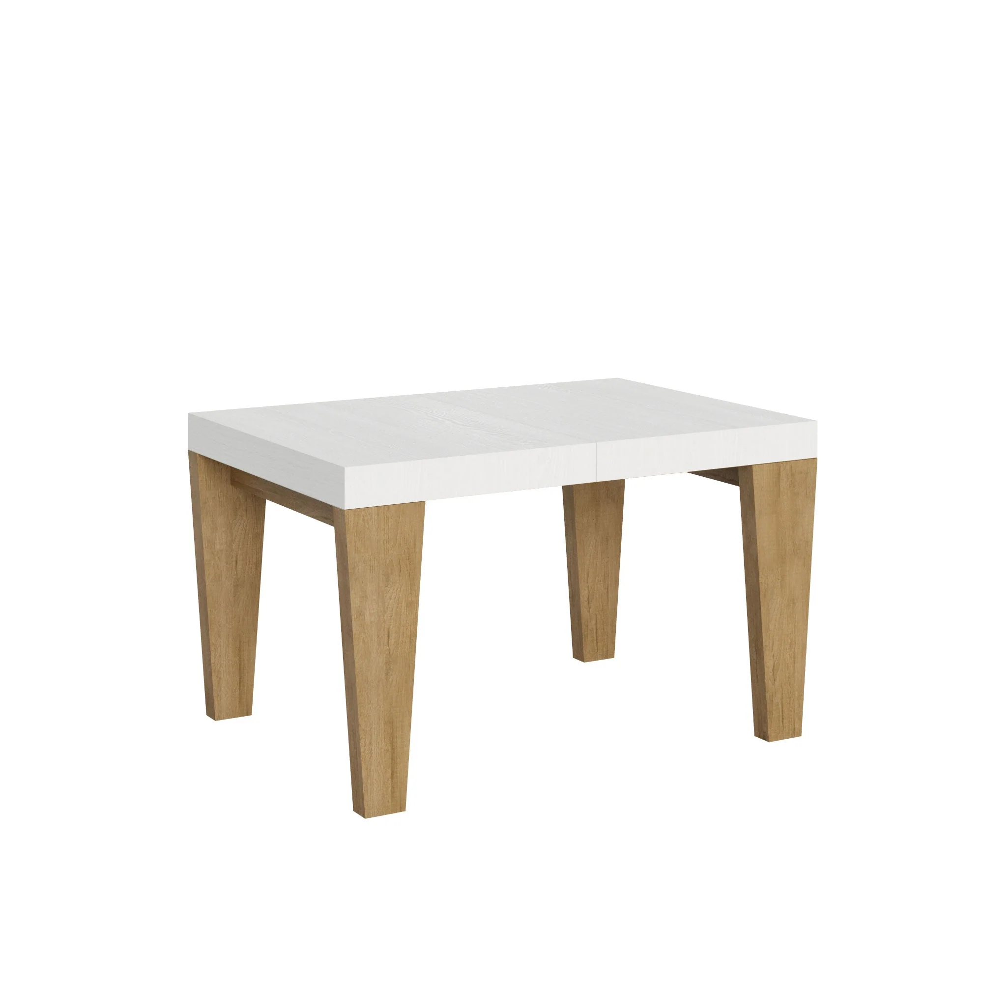 Tavolo allungabile Spimbo Mix piano e gambe in diverse finiture