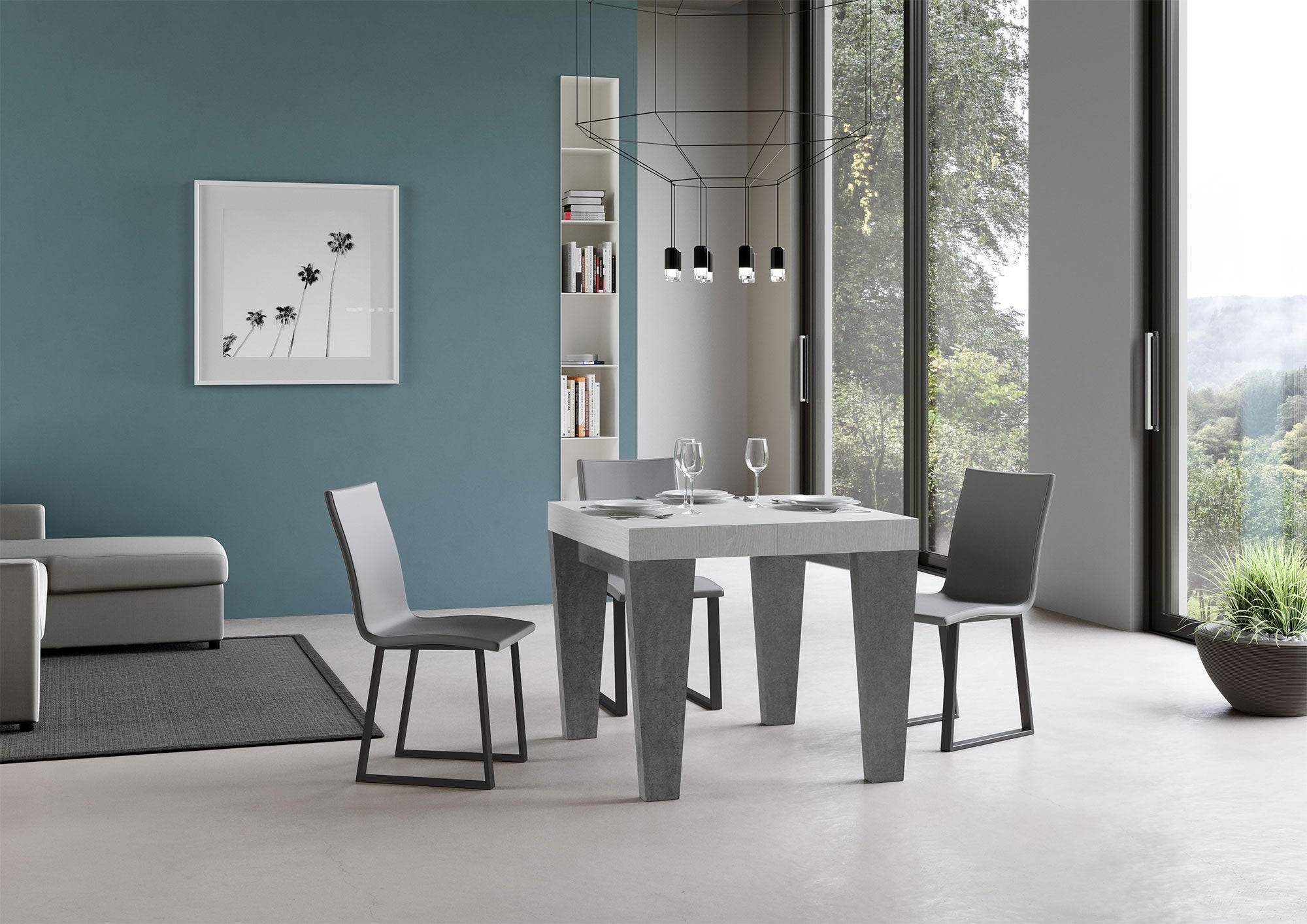 Tavolo allungabile Spimbo Mix piano e gambe in diverse finiture - Image 36