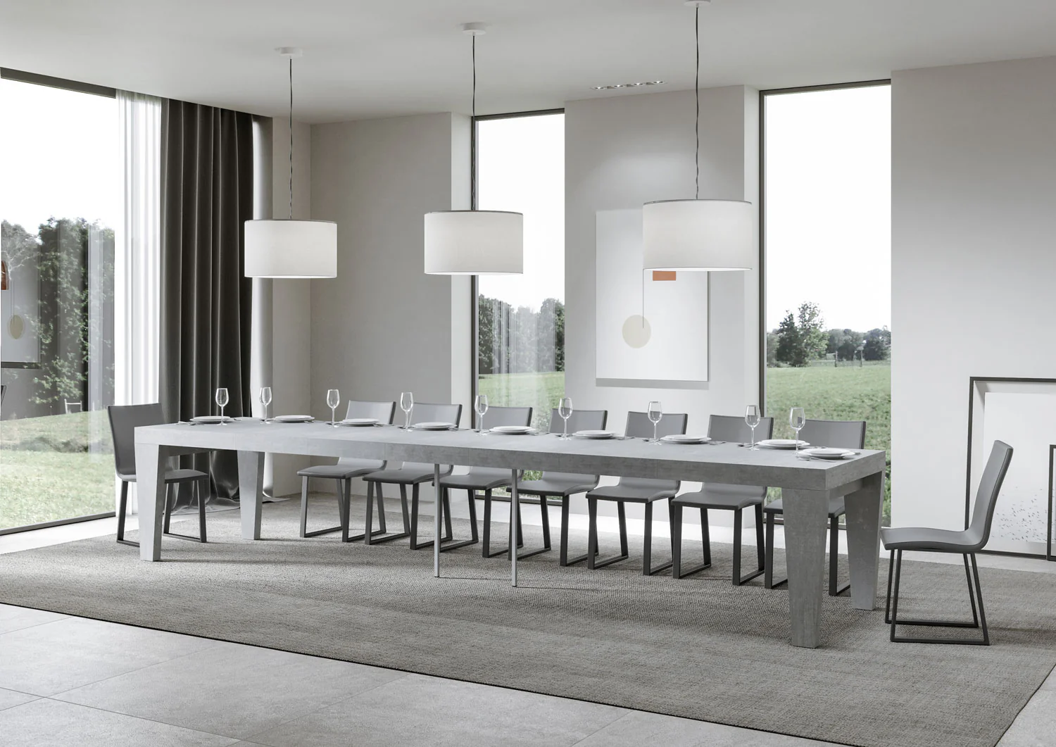 Tavolo allungabile Spimbo Premium in diverse finiture e dimensioni - Image 13
