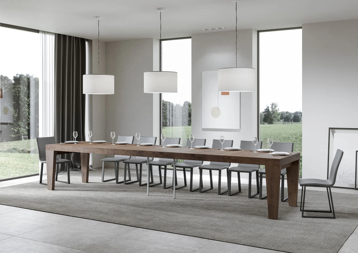 Tavolo allungabile Spimbo Premium in diverse finiture e dimensioni - Image 14