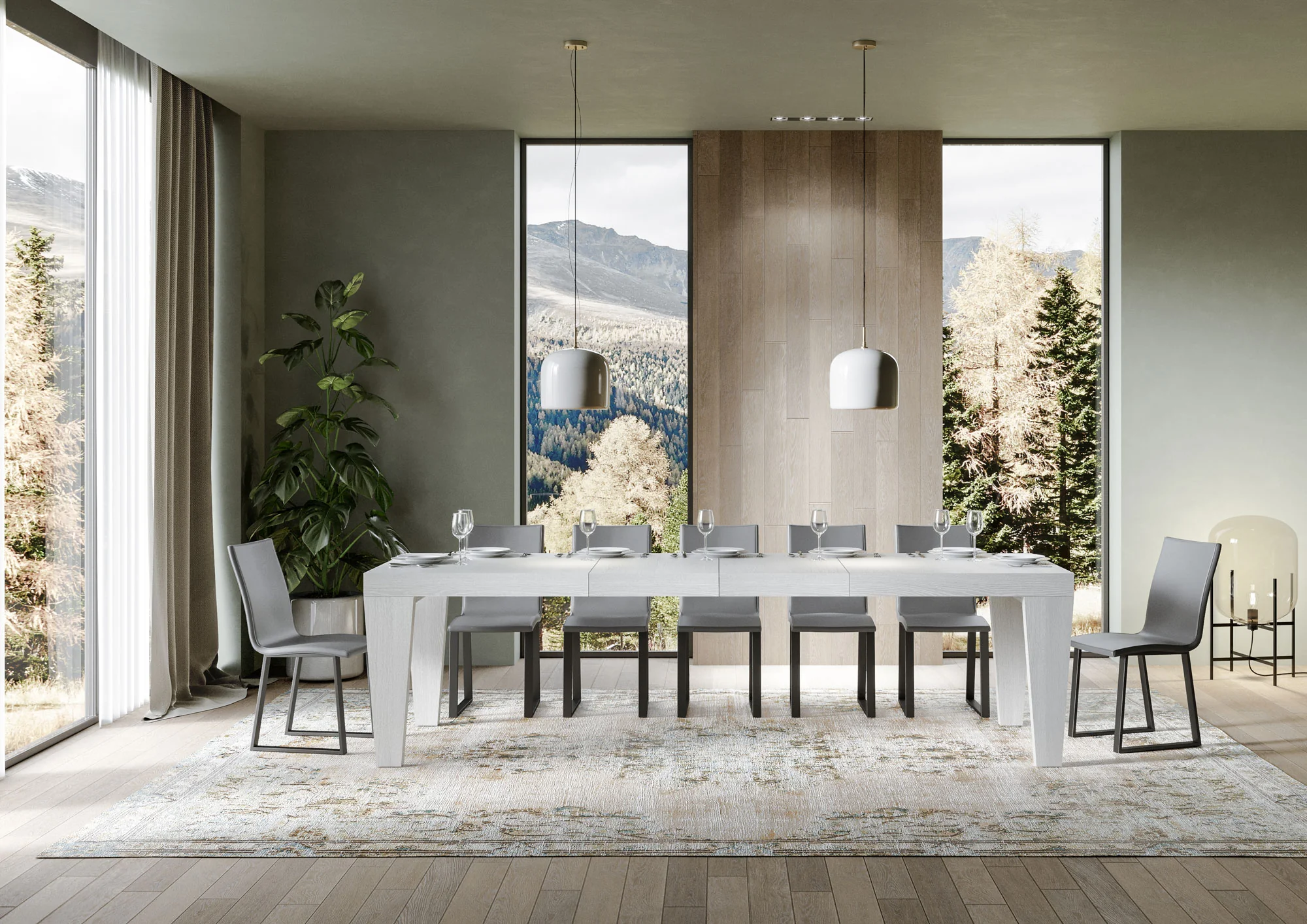 Tavolo allungabile Spimbo Premium in diverse finiture e dimensioni - Image 18