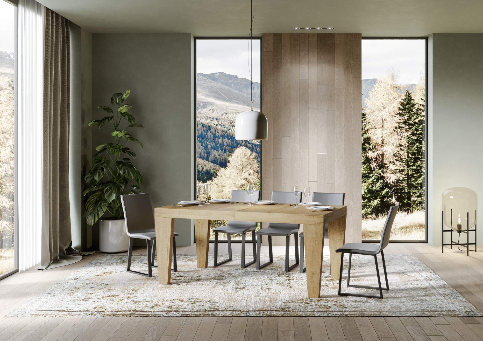 Tavolo allungabile Spimbo Premium in diverse finiture e dimensioni - Image 25