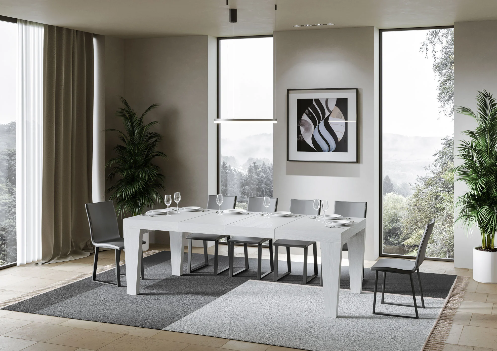 Tavolo allungabile Spimbo Premium in diverse finiture e dimensioni - Image 3