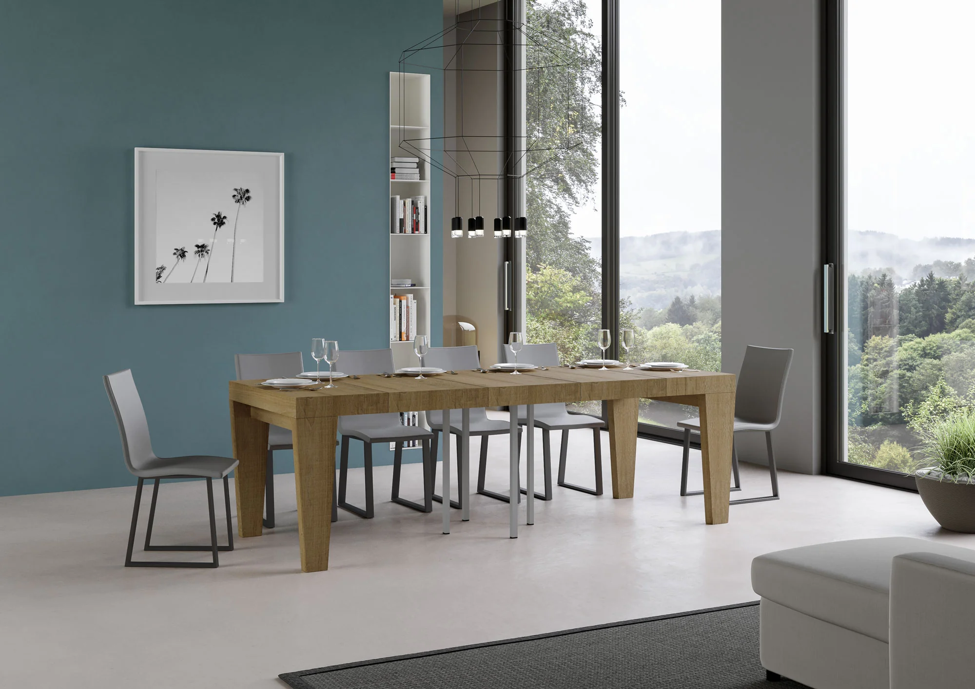 Tavolo allungabile Spimbo Premium in diverse finiture e dimensioni - Image 32