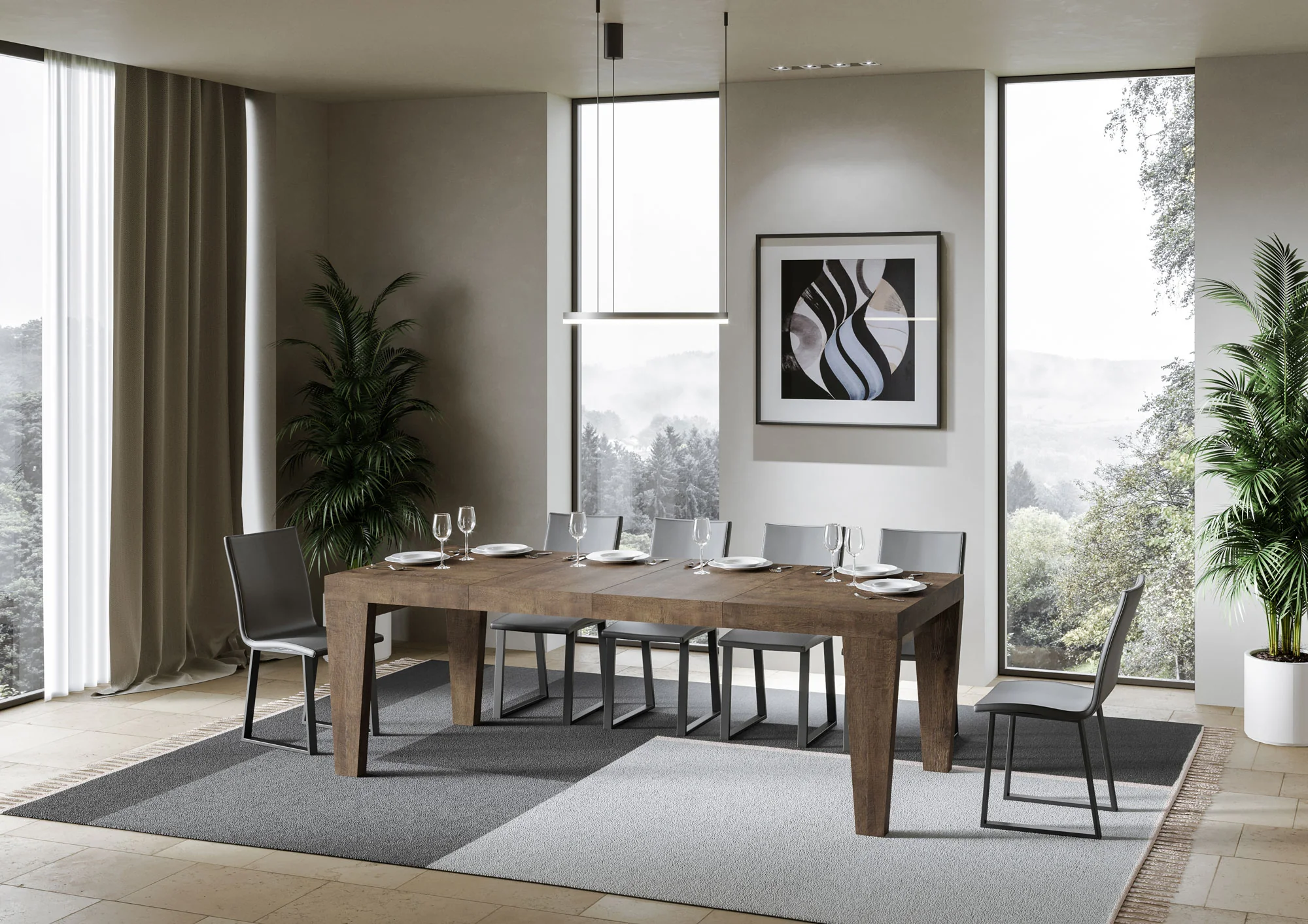 Tavolo allungabile Spimbo Premium in diverse finiture e dimensioni - Image 8