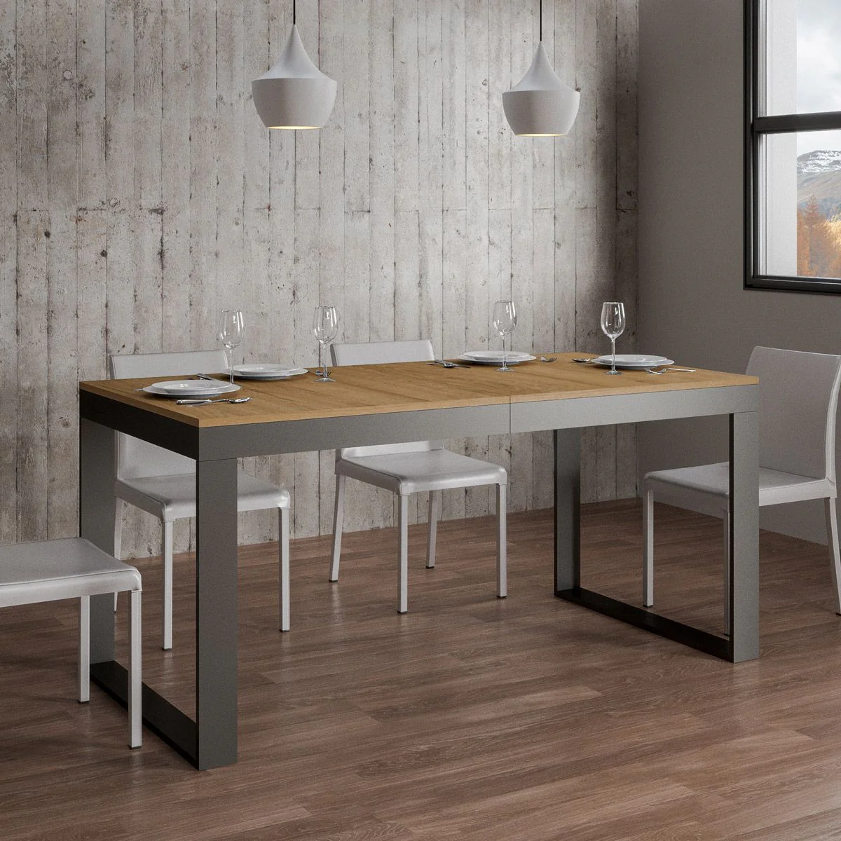 Tavolo allungabile Tecno Evolution con diverse rifiniture - Image 13