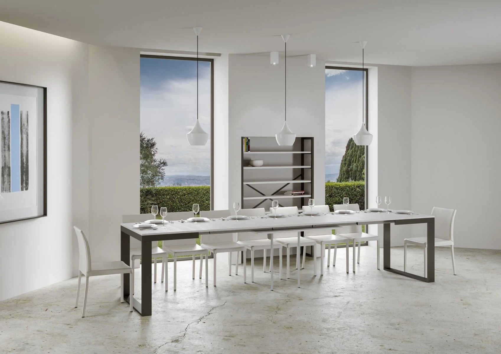 Tavolo allungabile Tecno Evolution con diverse rifiniture - Image 15