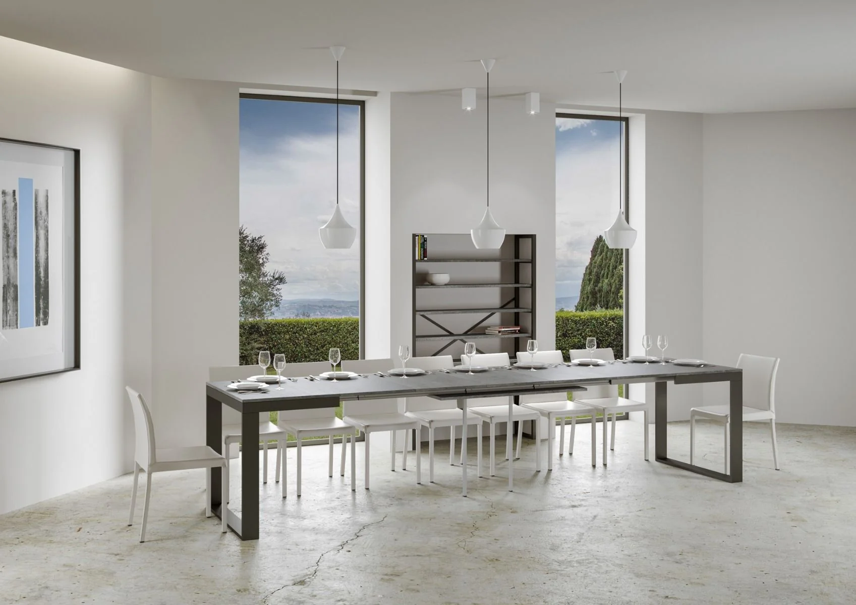 Tavolo allungabile Tecno Evolution con diverse rifiniture - Image 16