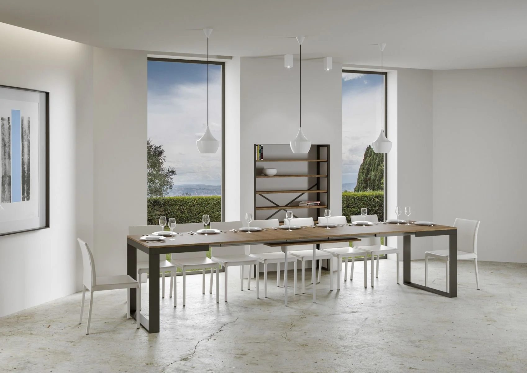 Tavolo allungabile Tecno Evolution con diverse rifiniture - Image 18