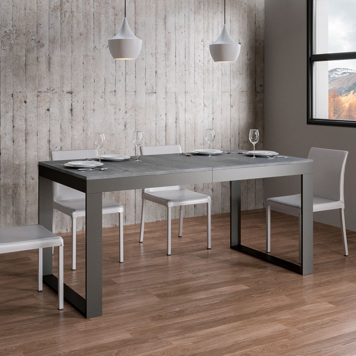 Tavolo allungabile Tecno Evolution con diverse rifiniture - Image 8