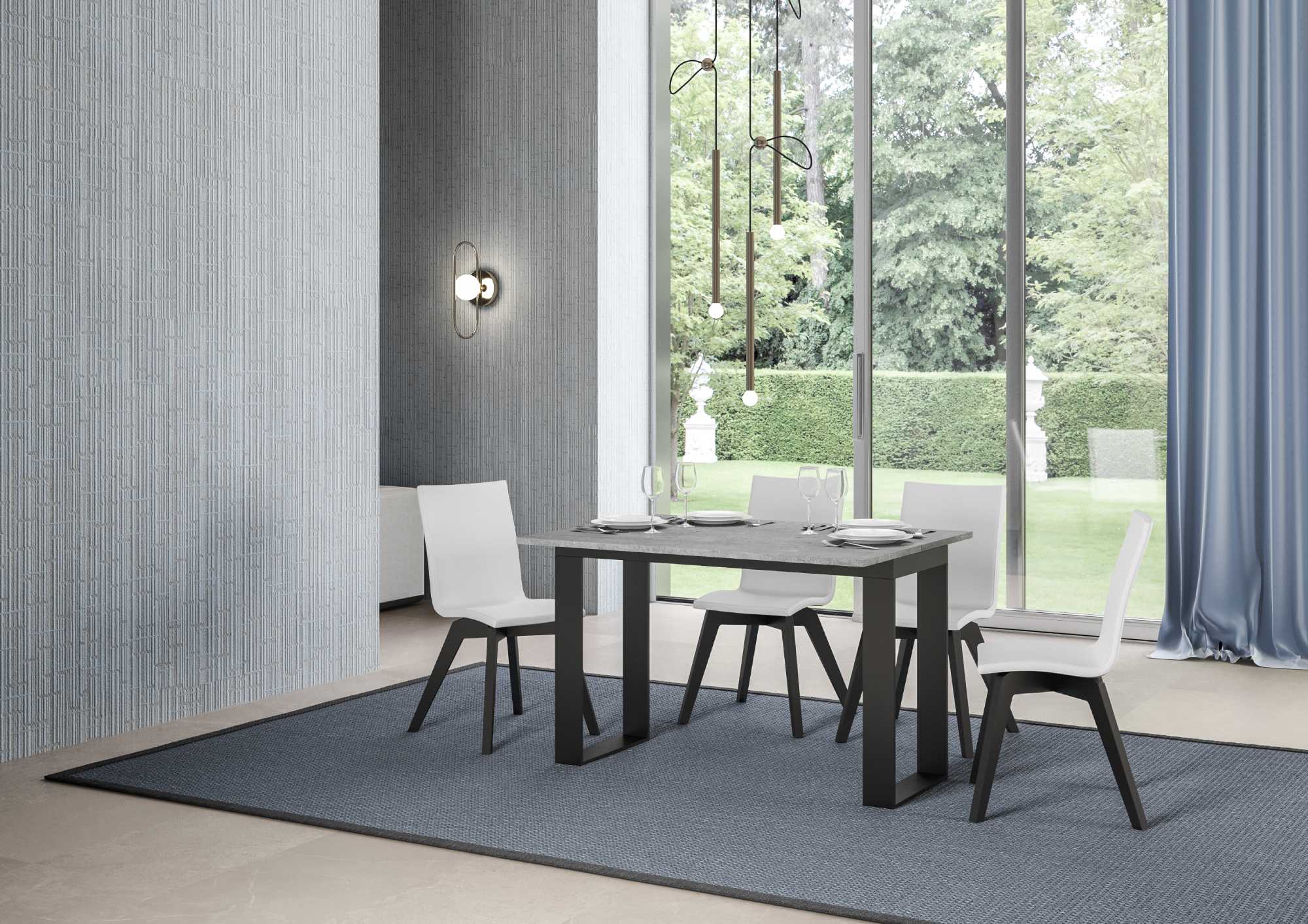 Tavolo apribile Tecno Double con diverse rifiniture - Image 5