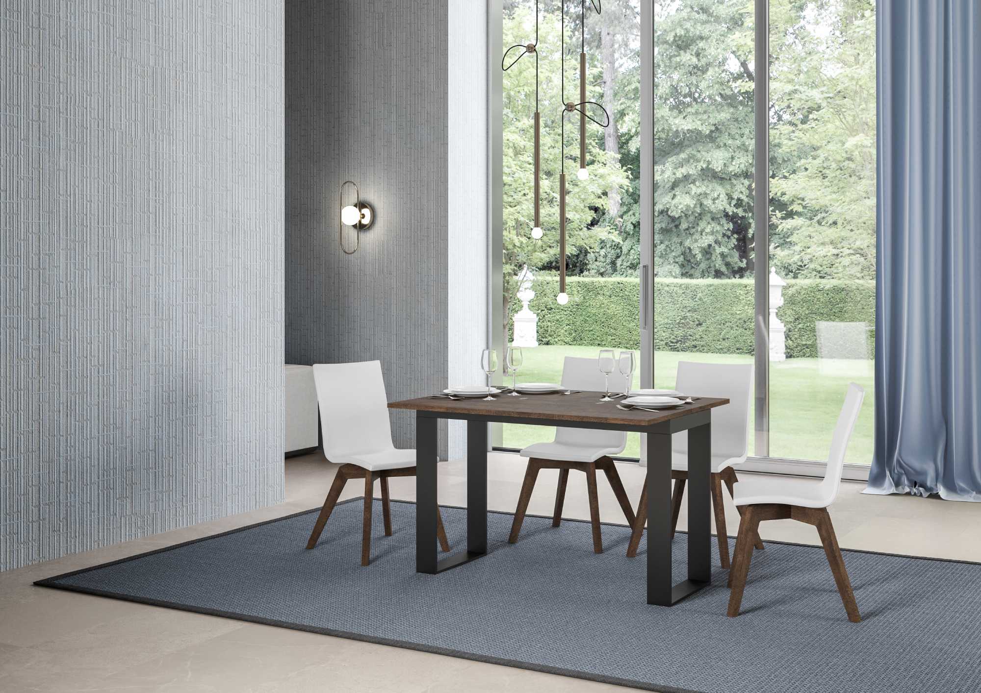 Tavolo apribile Tecno Double con diverse rifiniture - Image 7