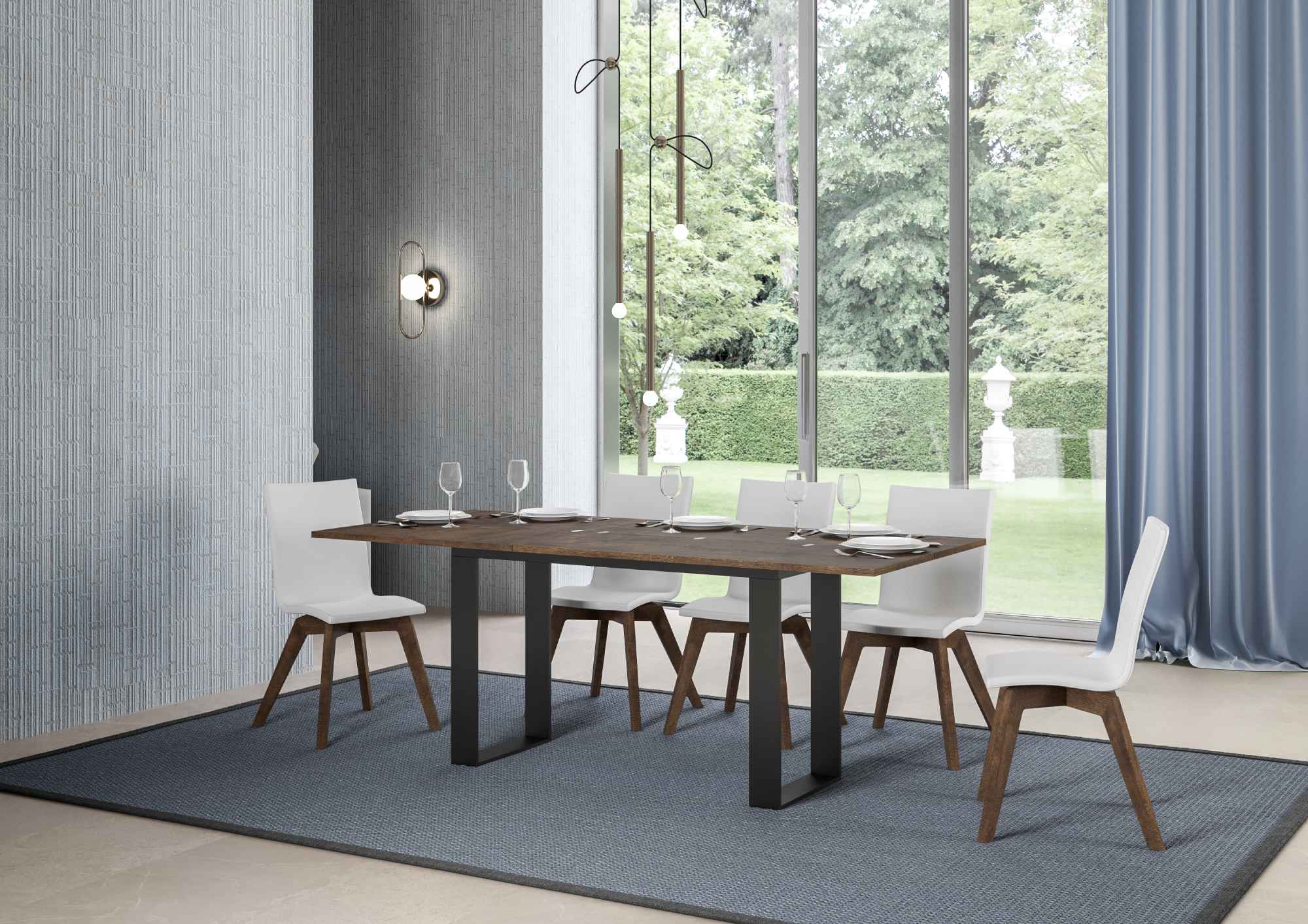 Tavolo apribile Tecno Double con diverse rifiniture - Image 8
