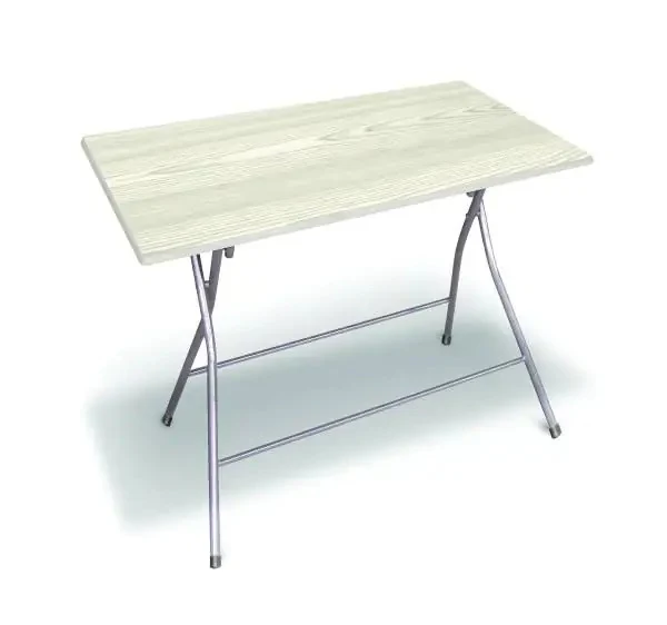 Tavolo pieghevole 120x80x75 cm richiudibile struttura acciaio Bingo - Image 2